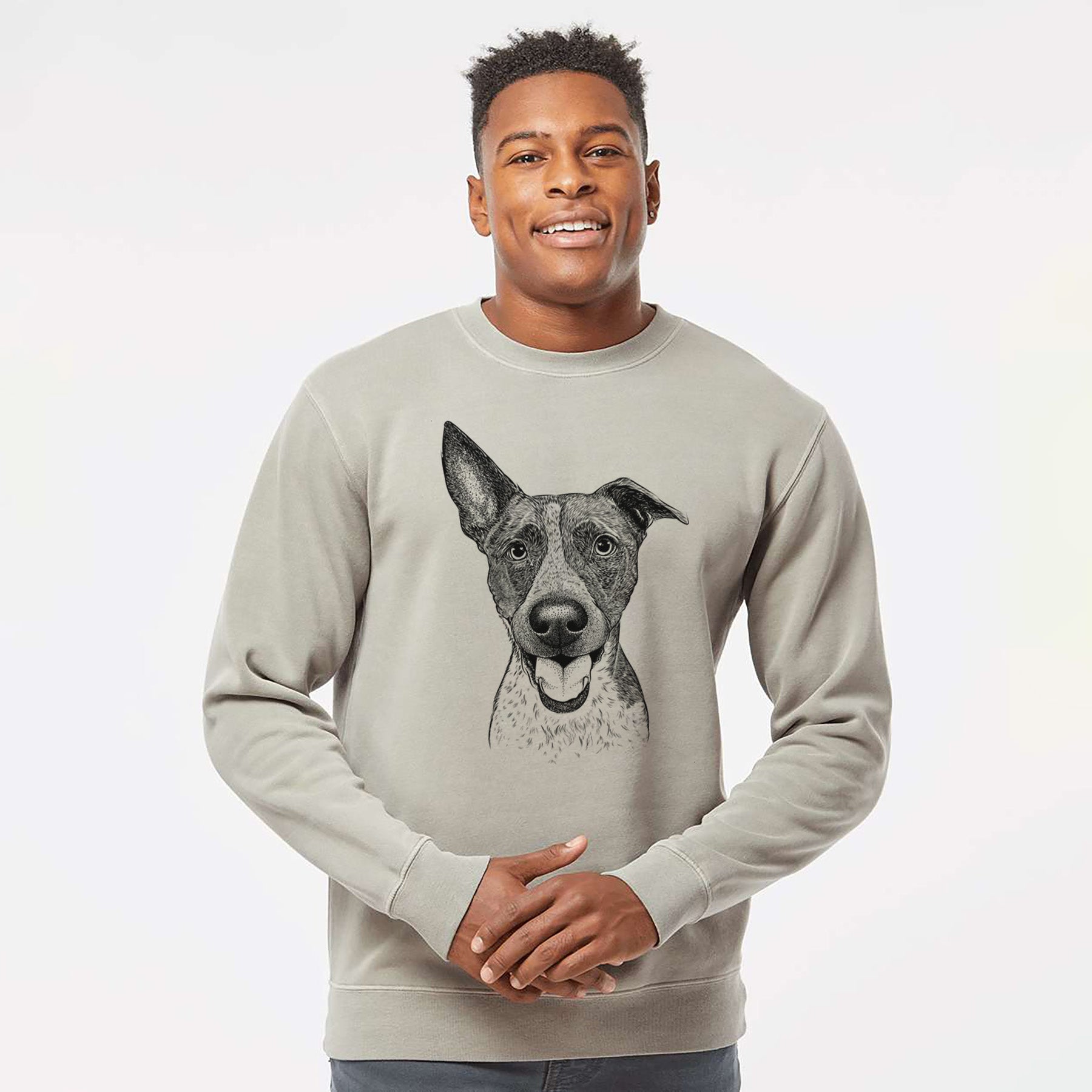 Bare Amigo the Heeler Mix - Unisex Pigment Dyed Crew Sweatshirt