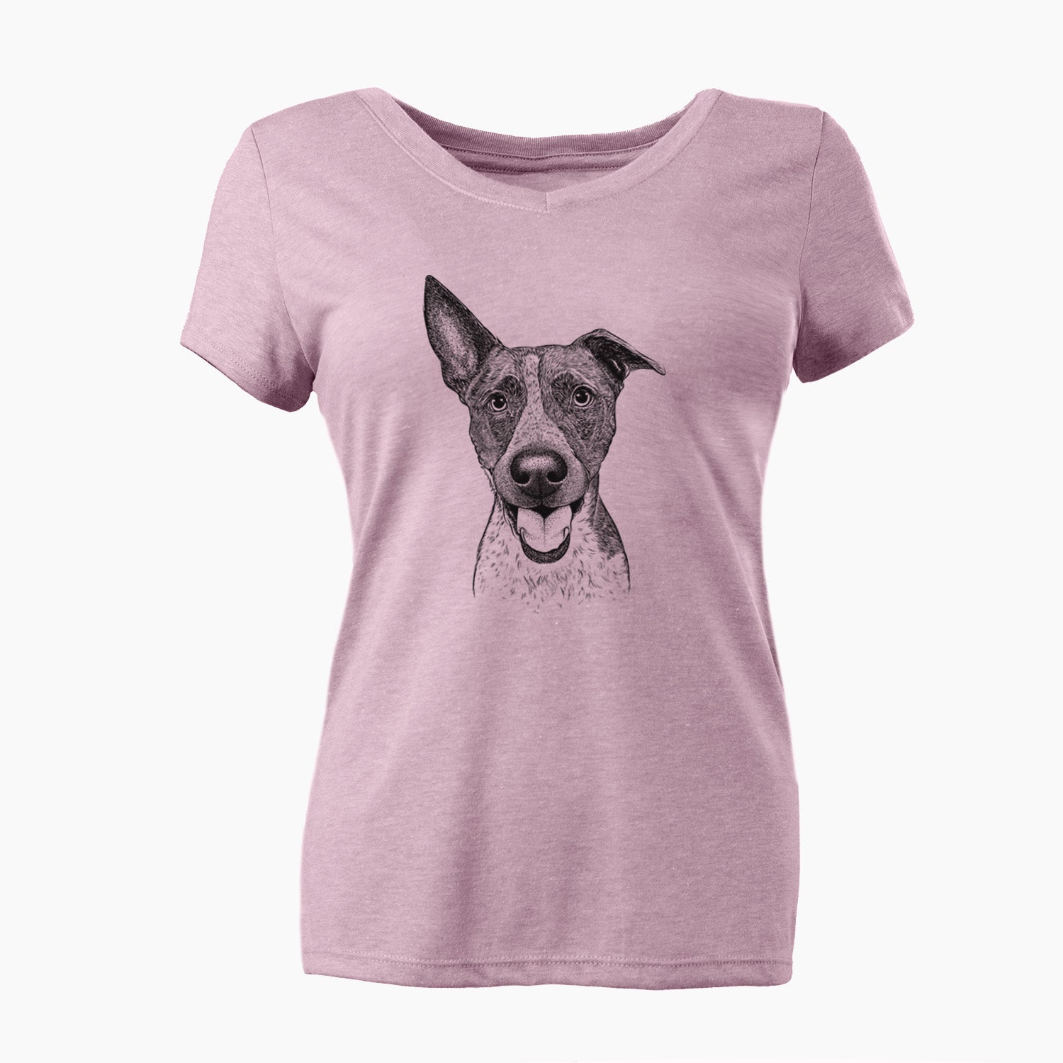 Bare Amigo the Heeler Mix - Women's V-neck Shirt