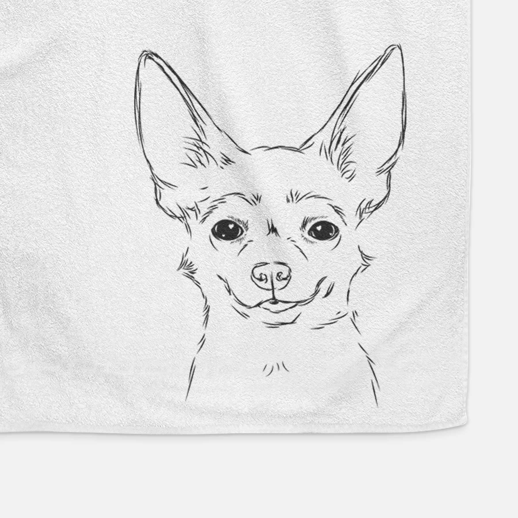 Amos the Chihuahua Decorative Hand Towel