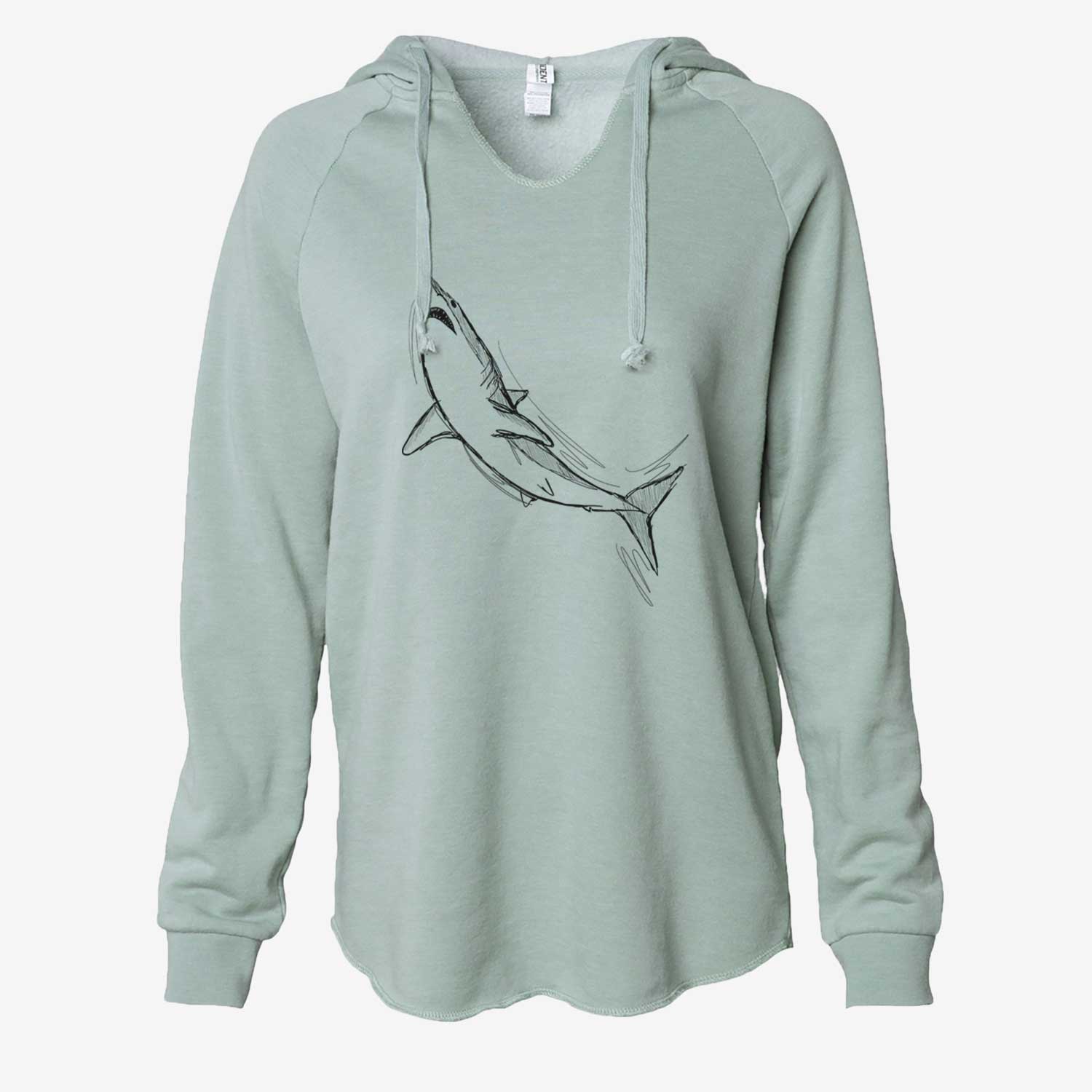 Anchor the Mako Shark - Cali Wave Hooded Sweatshirt