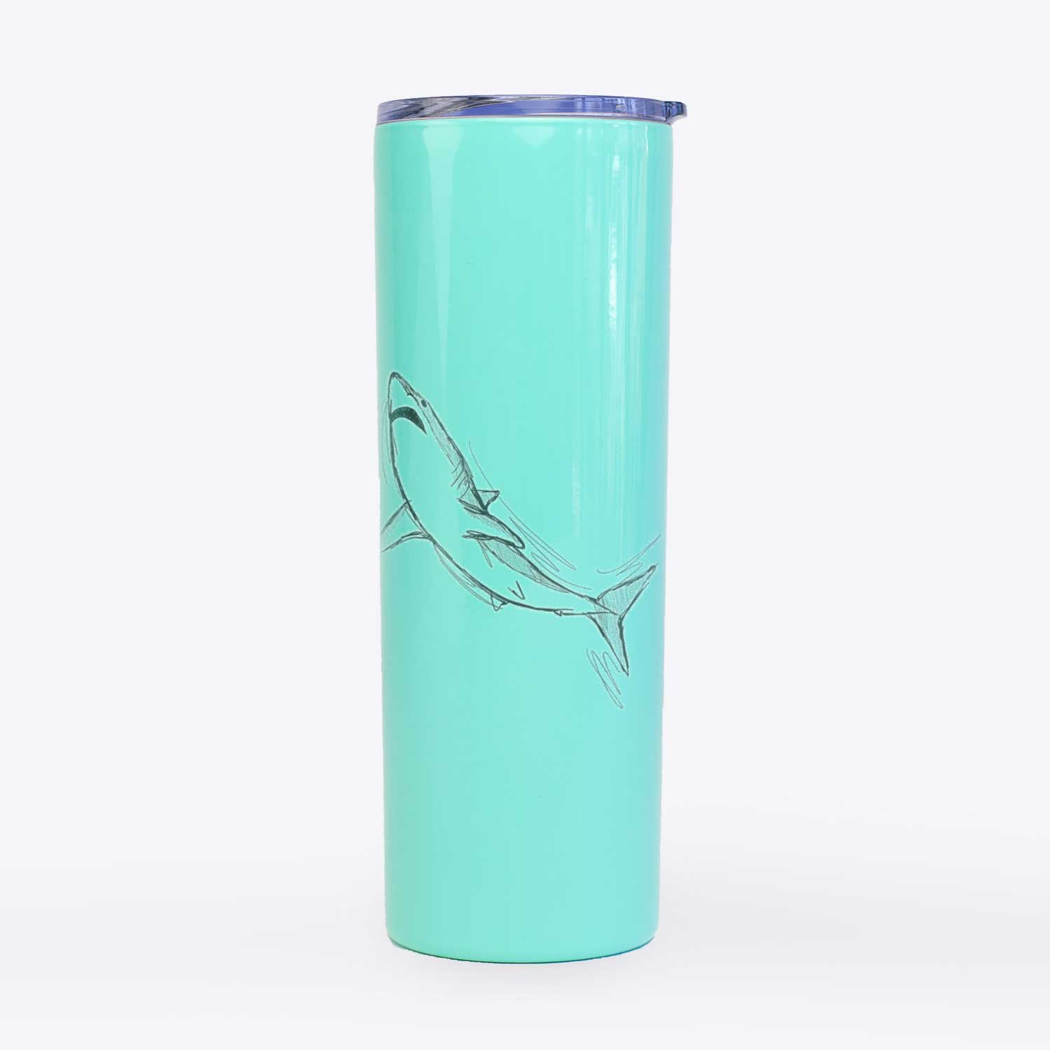 Anchor the Mako Shark - 20oz Skinny Tumbler