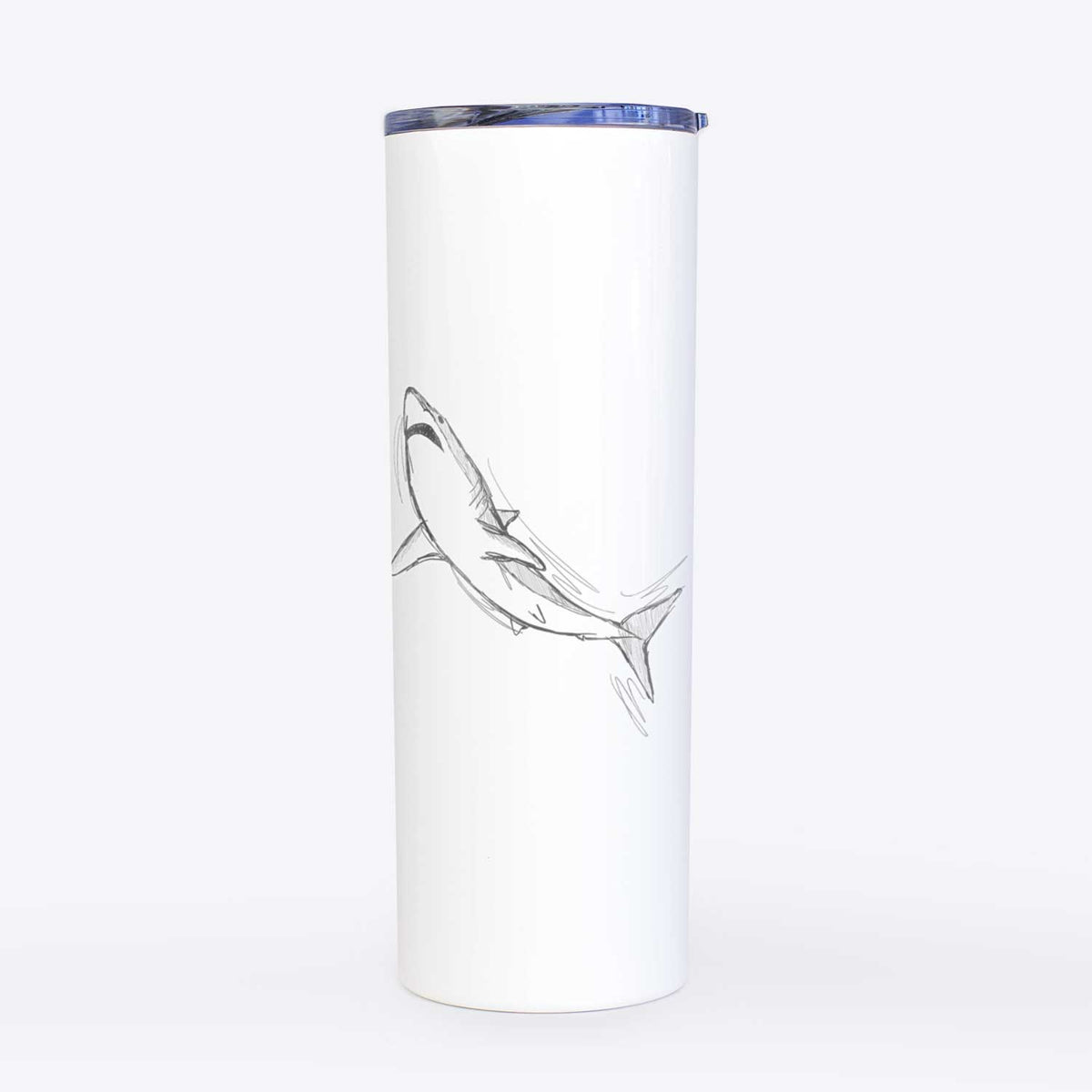 Anchor the Mako Shark - 20oz Skinny Tumbler