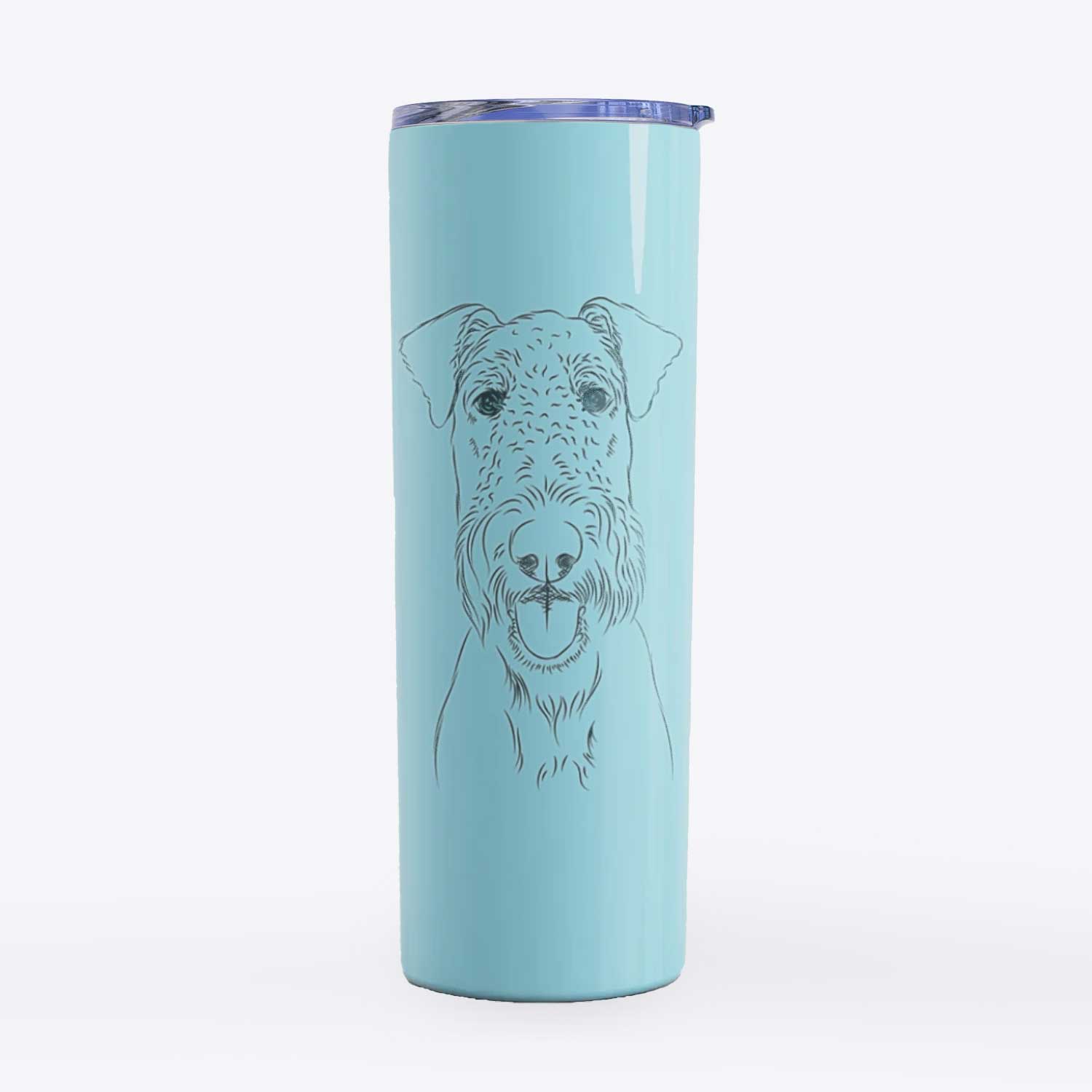 Andy the Airedale Terrier - 20oz Skinny Tumbler