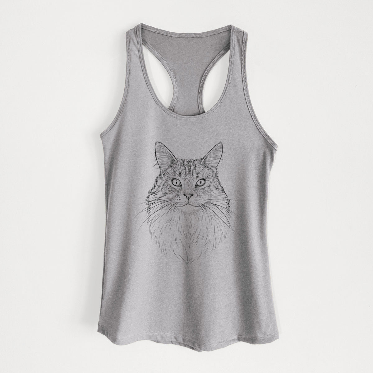 Angel the Maine Coon Cat - Women&#39;s Racerback Tanktop