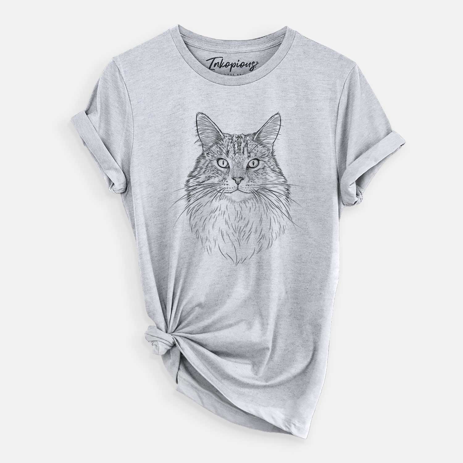 Bare Angel the Maine Coon Cat - Unisex Crewneck