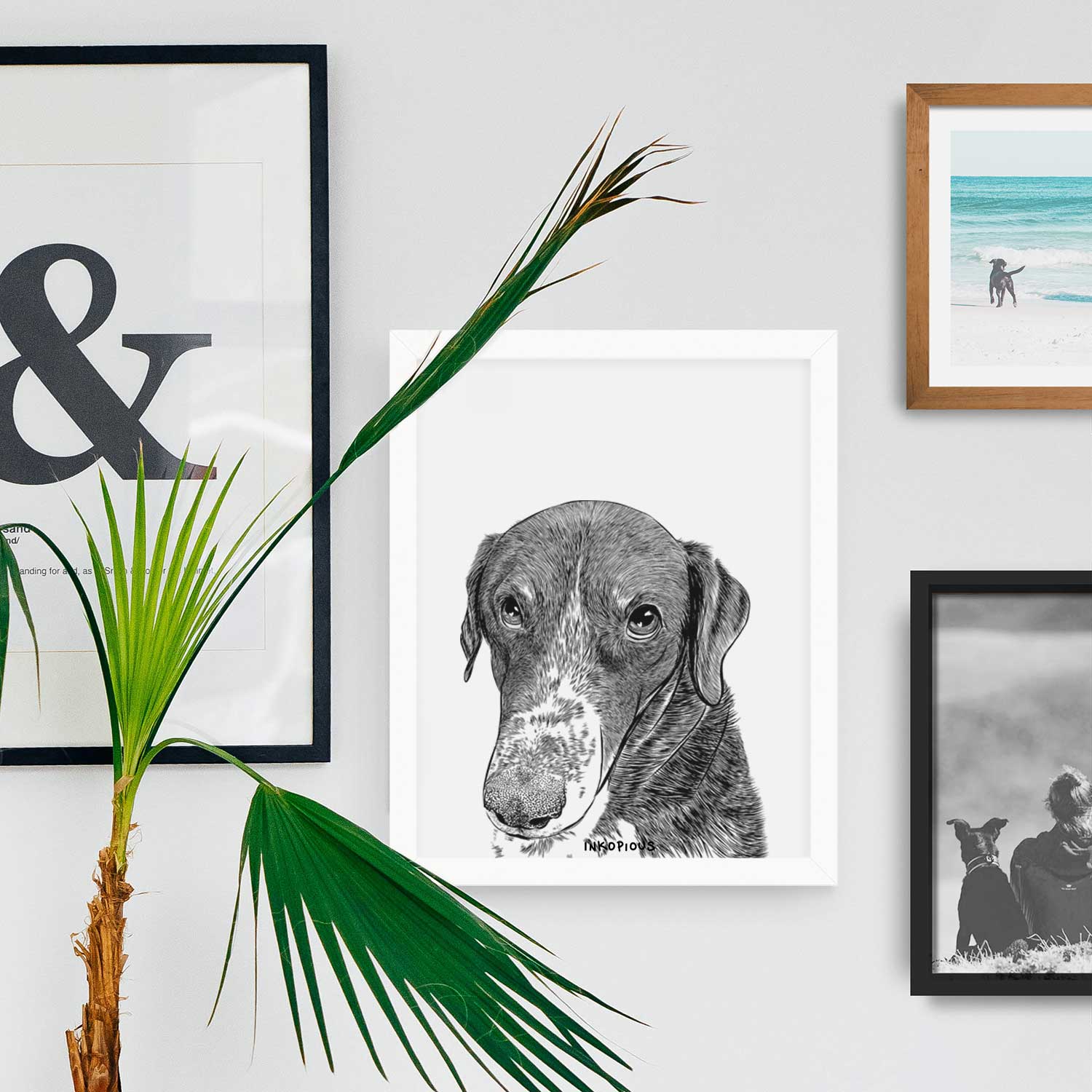 Angel Orion the Mixed Breed Art Print