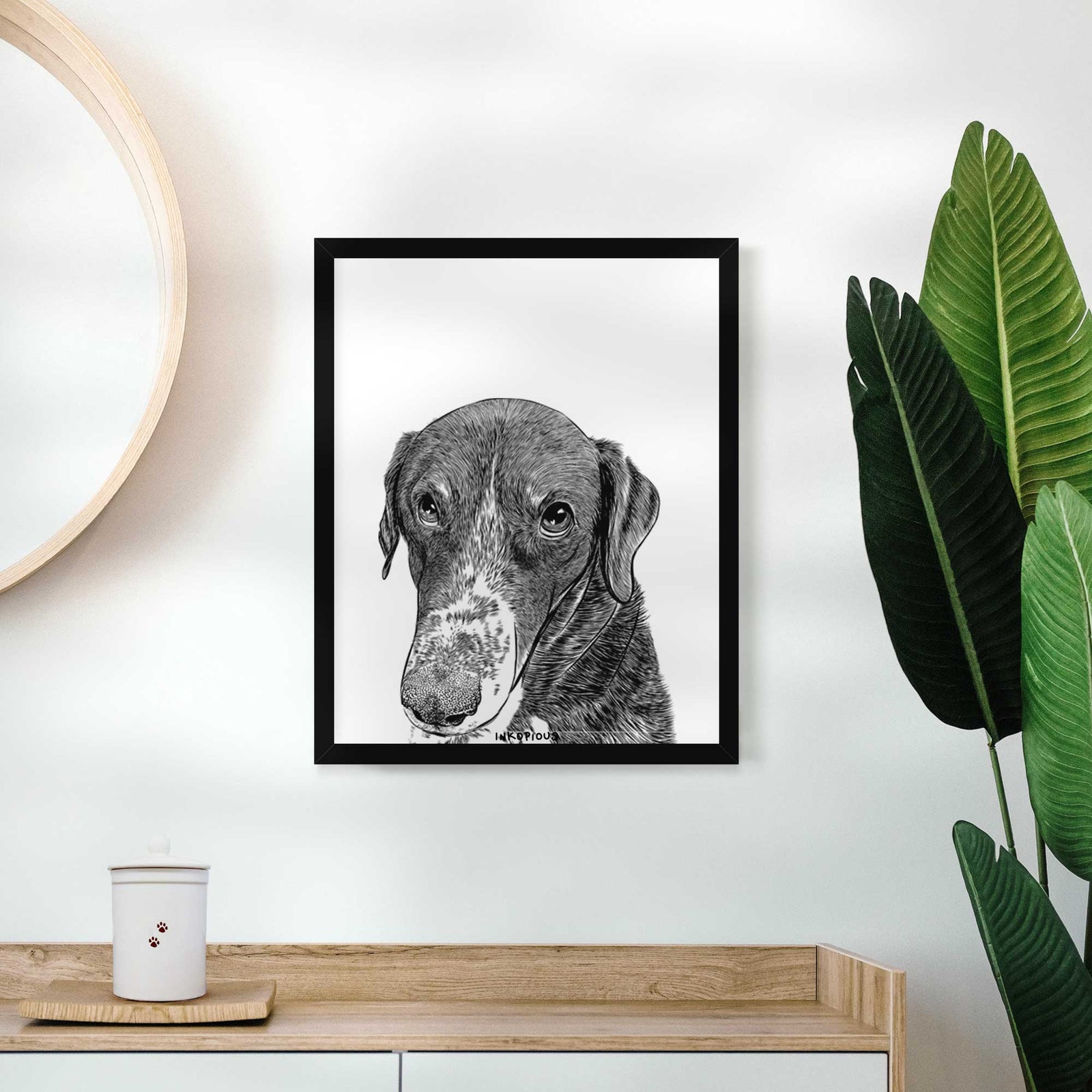 Angel Orion the Mixed Breed Art Print