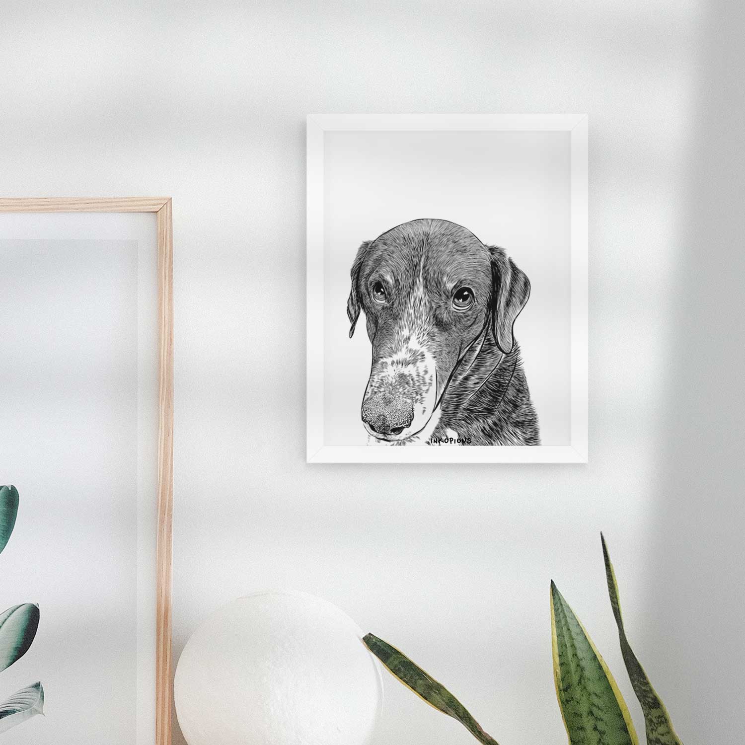 Angel Orion the Mixed Breed Art Print