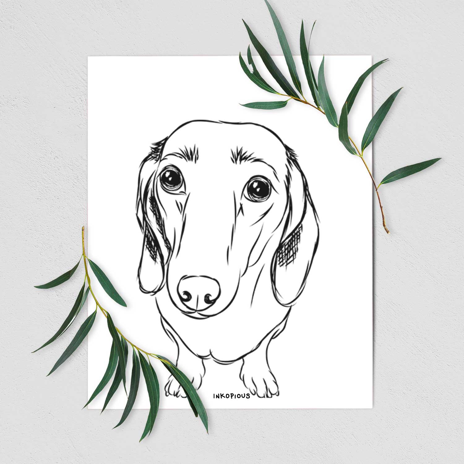 Annabelle the Dachshund Art Print