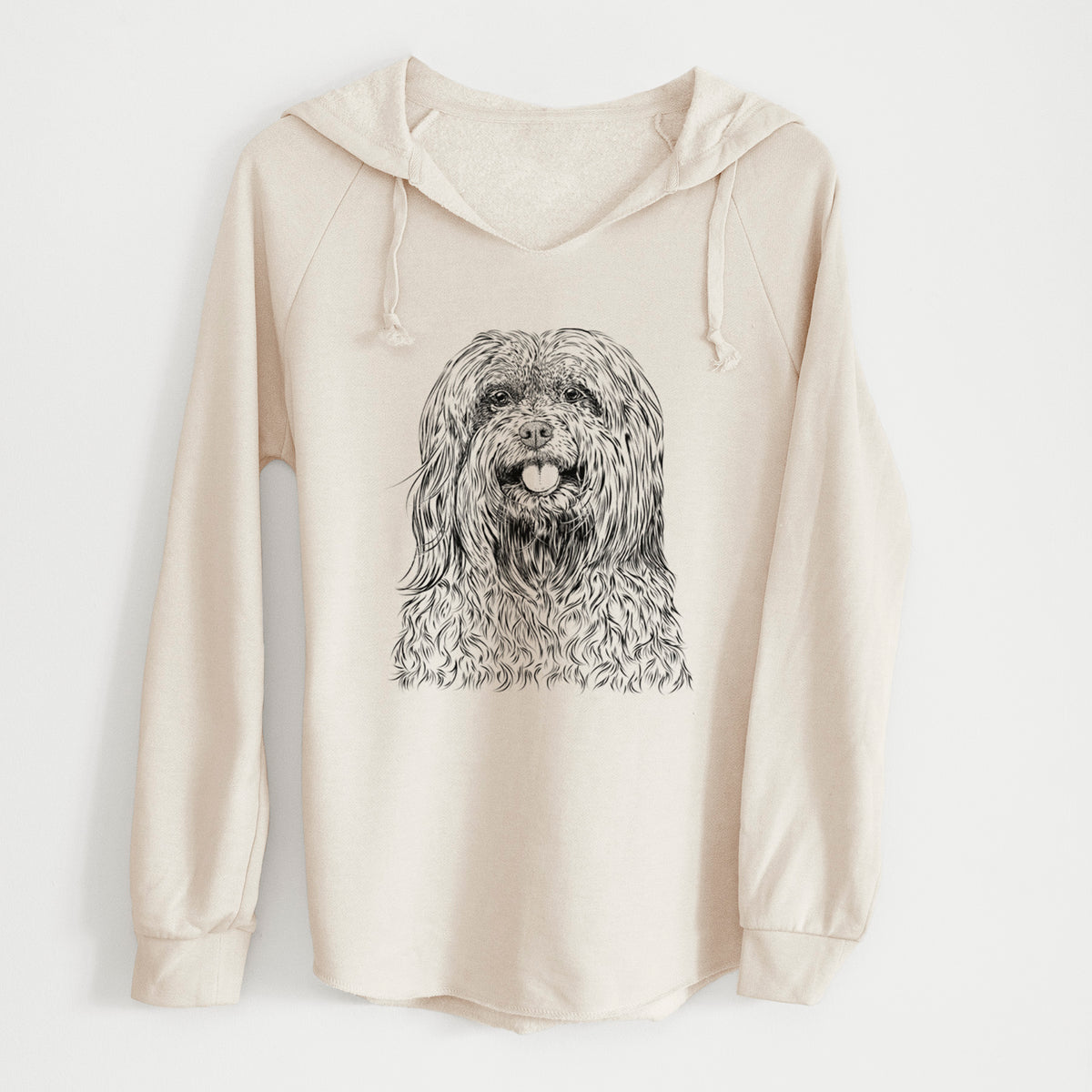 Bare Annie the Mixed Breed - Cali Wave Hooded Sweatshirt