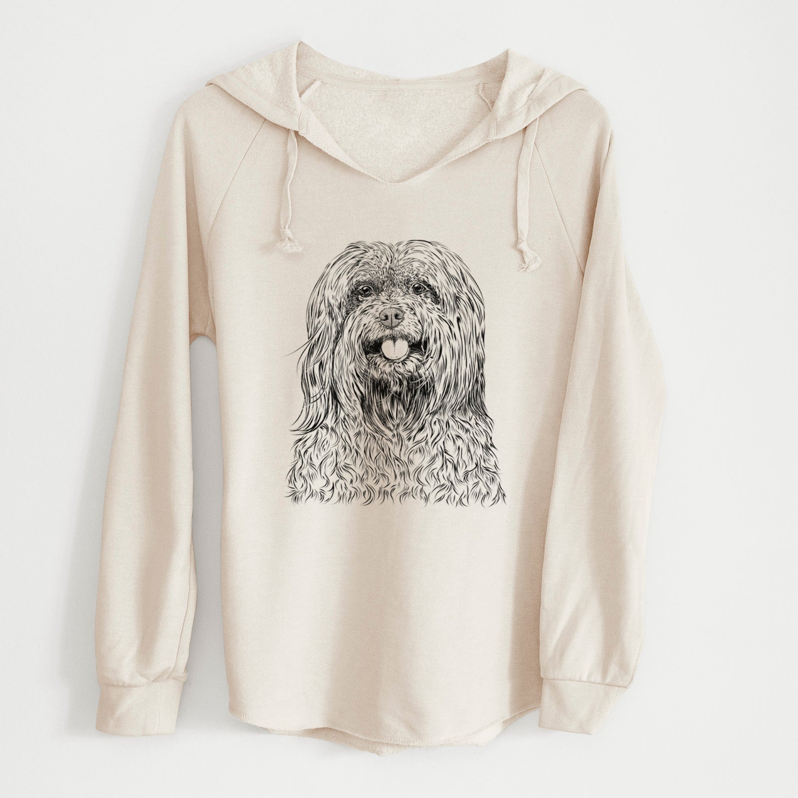 Bare Annie the Mixed Breed - Cali Wave Hooded Sweatshirt