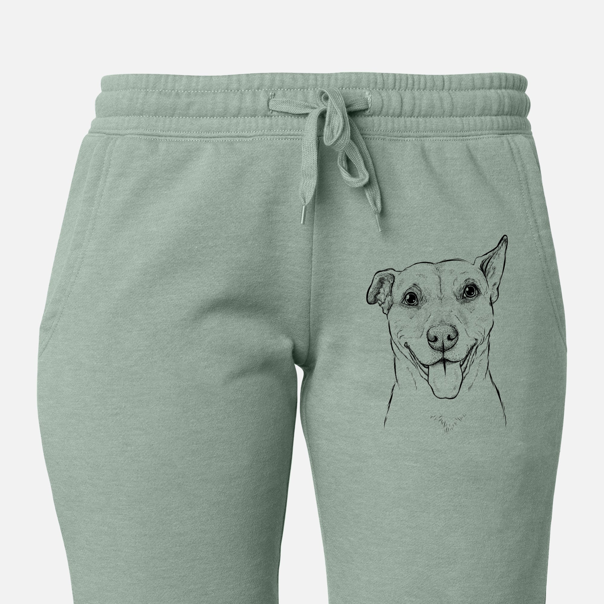 Annie Belle the Pitbull Mix - Women's Cali Wave Joggers