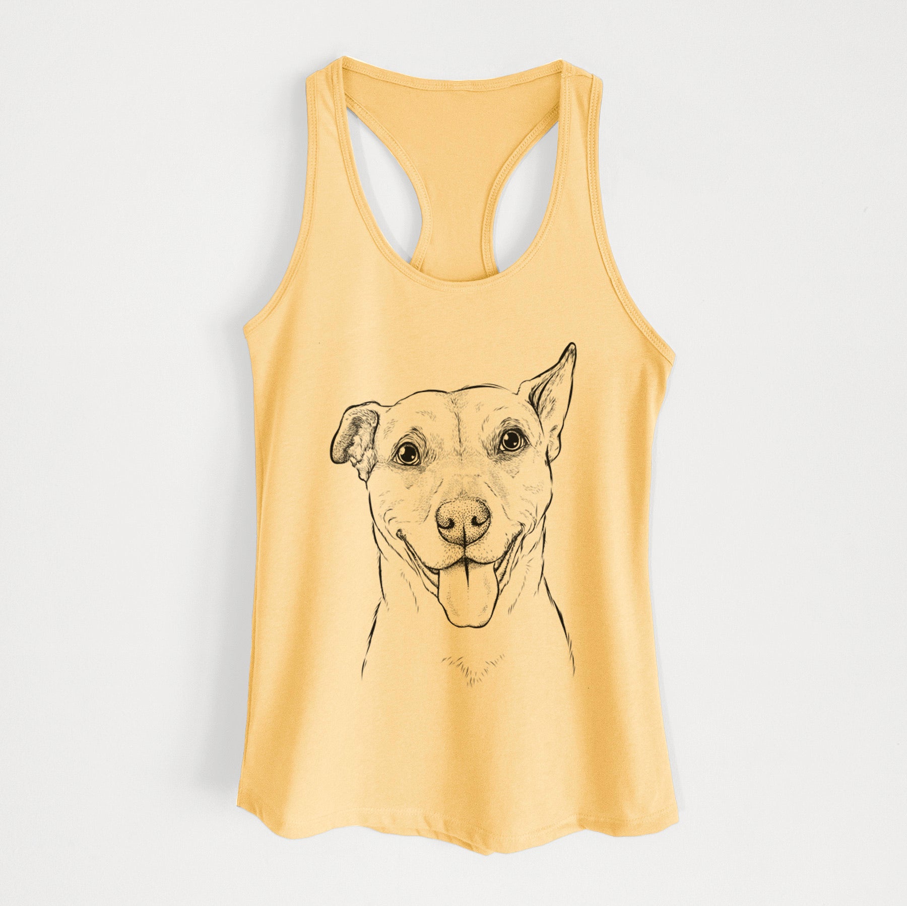 Annie Belle the Pitbull Mix - Women's Racerback Tanktop