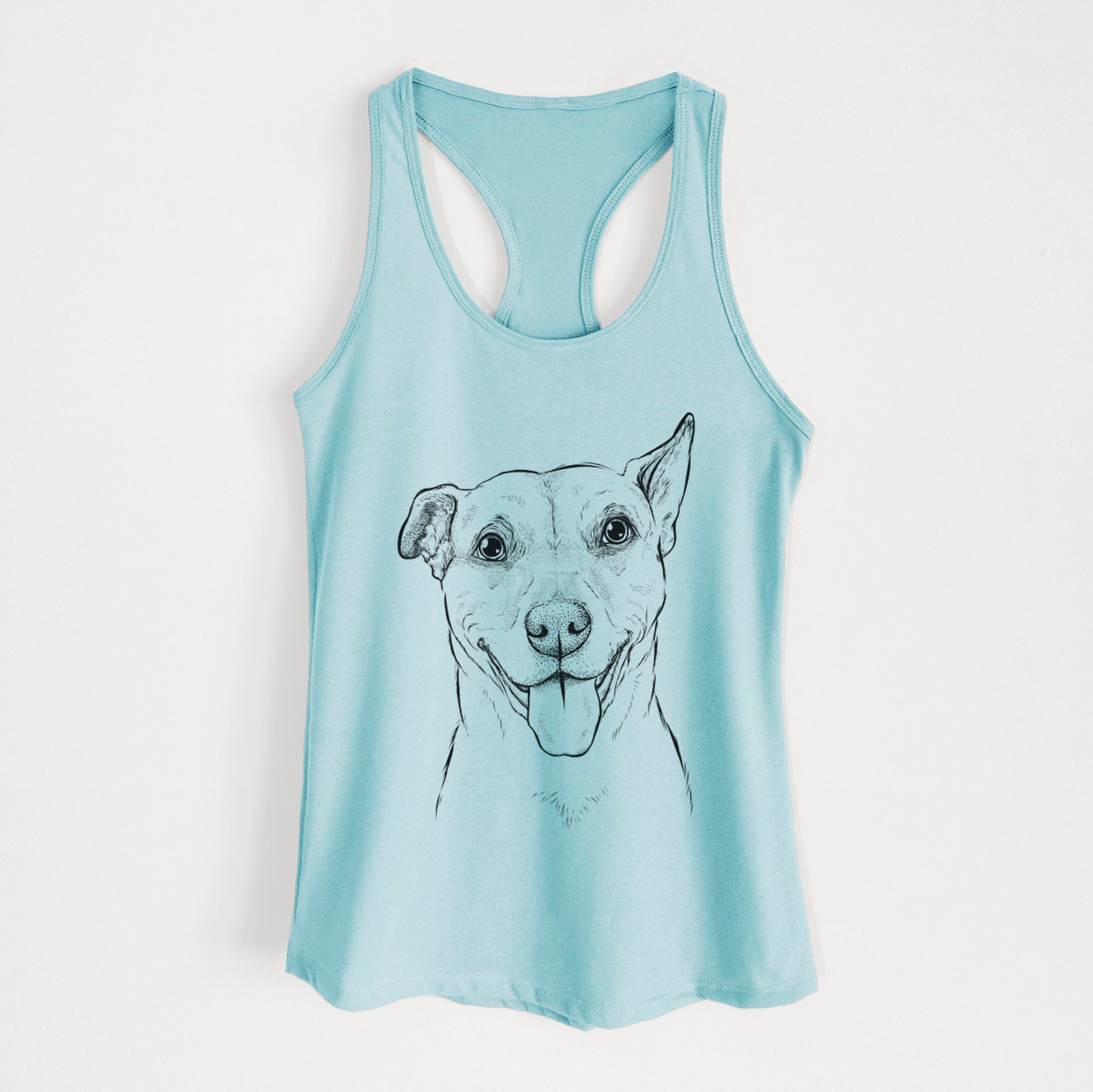 Annie Belle the Pitbull Mix - Women's Racerback Tanktop