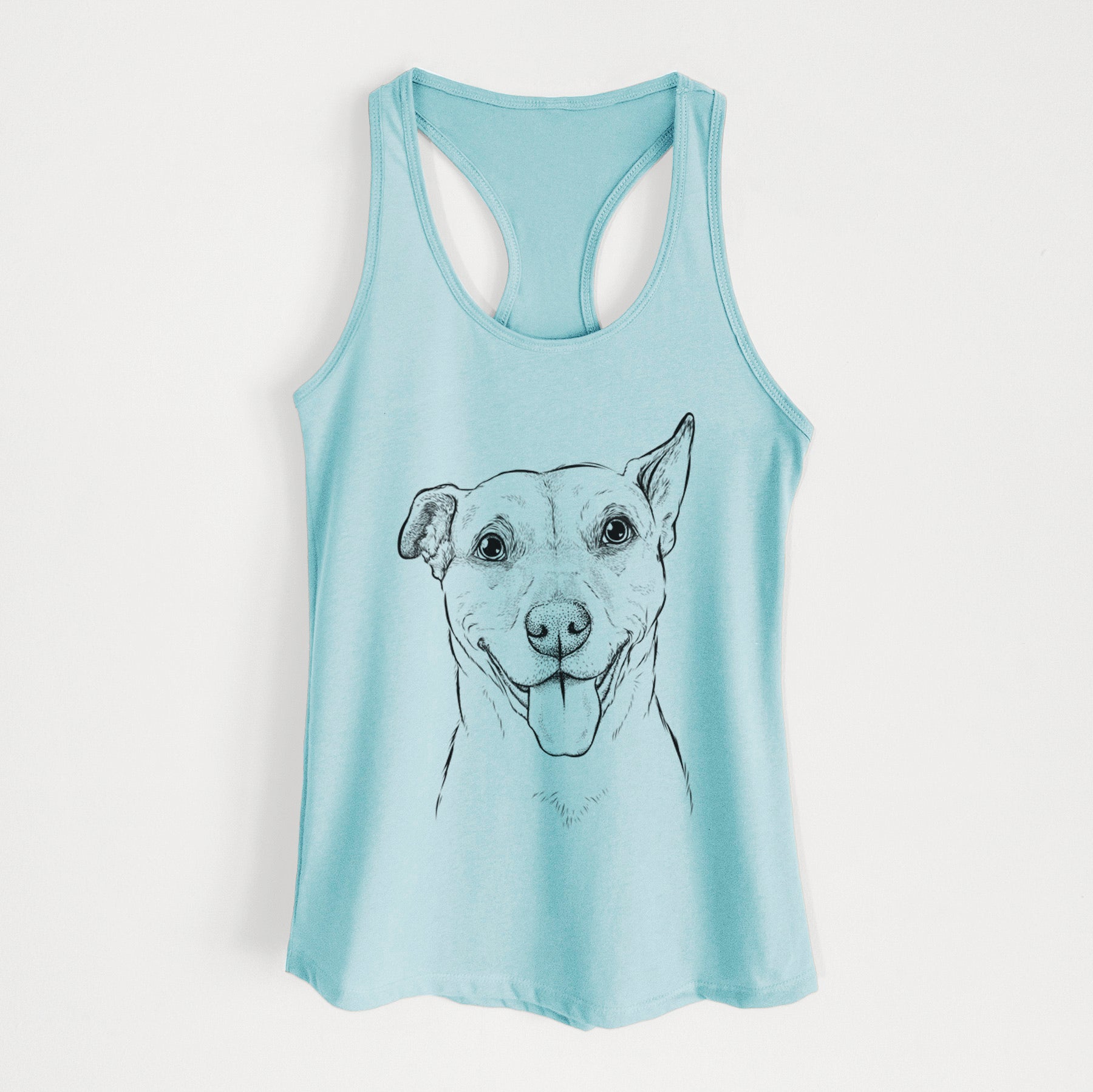 Annie Belle the Pitbull Mix - Women's Racerback Tanktop