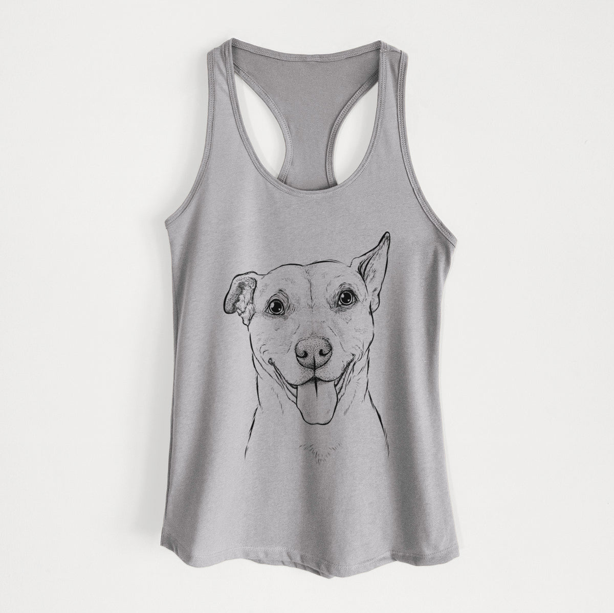 Annie Belle the Pitbull Mix - Women&#39;s Racerback Tanktop