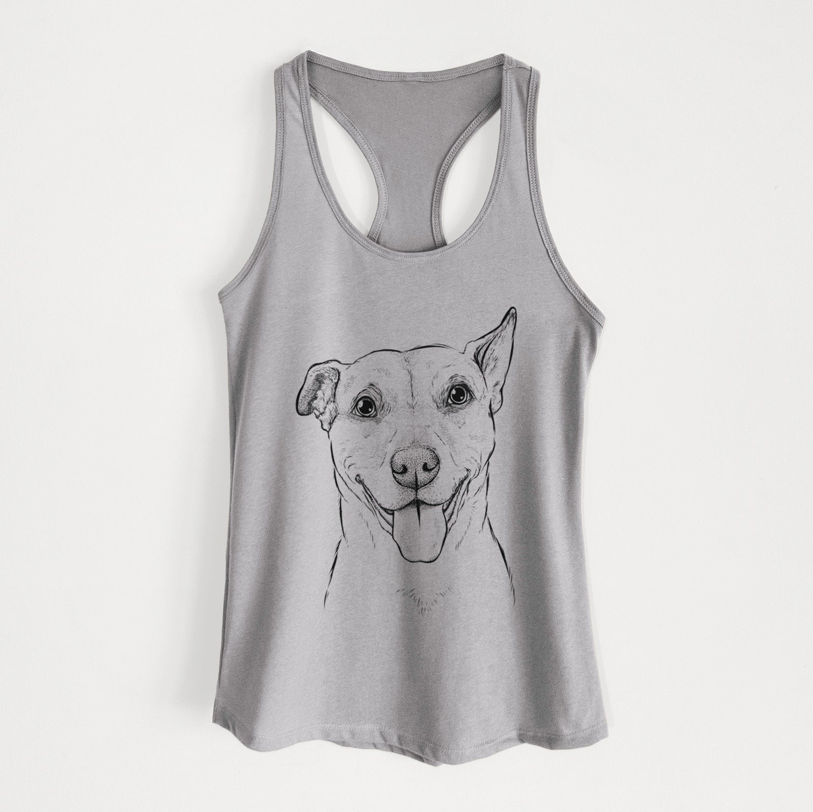 Annie Belle the Pitbull Mix - Women's Racerback Tanktop