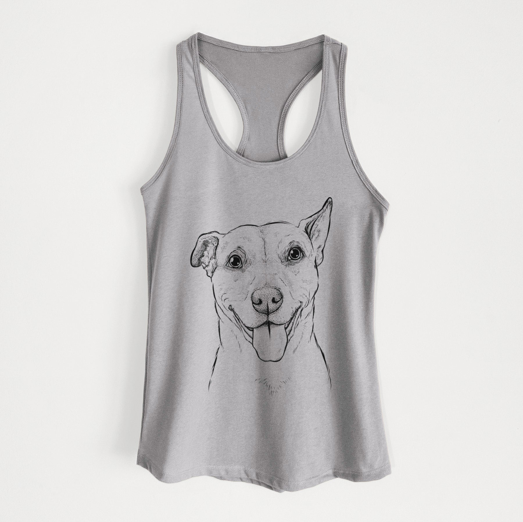 Annie Belle the Pitbull Mix - Women's Racerback Tanktop