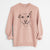 Bare Annie Belle the Pitbull Mix - Unisex Pigment Dyed Crew Sweatshirt