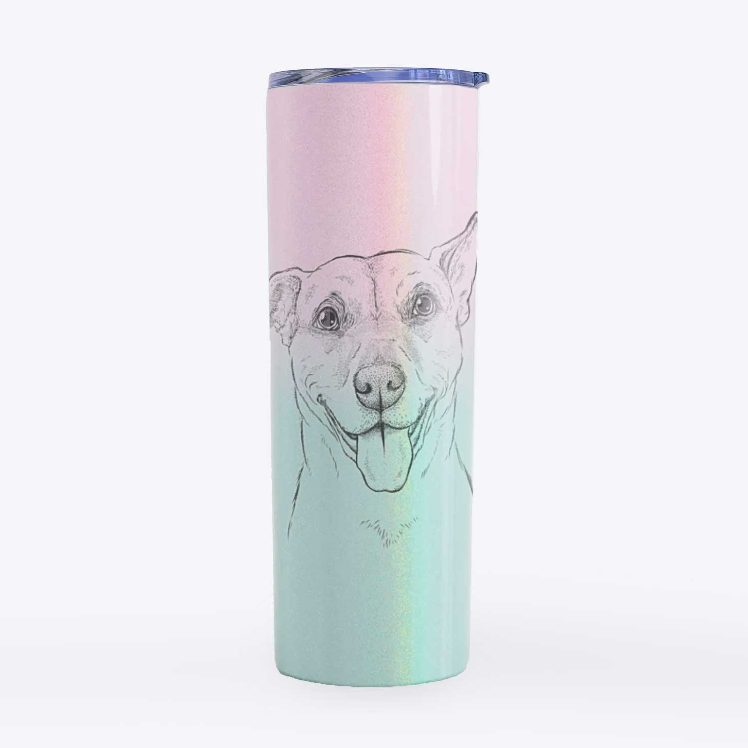 Annie Belle the Pitbull Mix - 20oz Skinny Tumbler