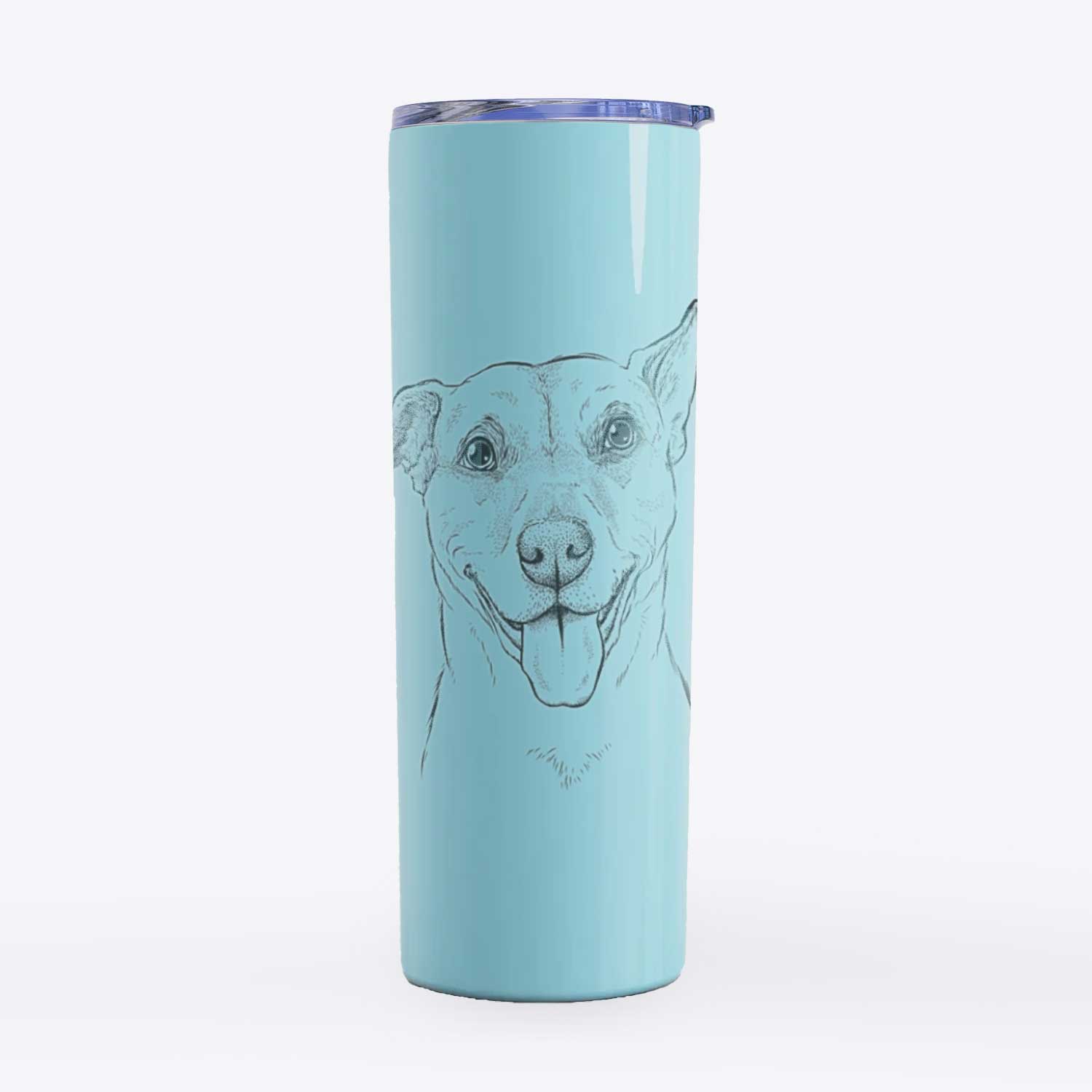 Annie Belle the Pitbull Mix - 20oz Skinny Tumbler