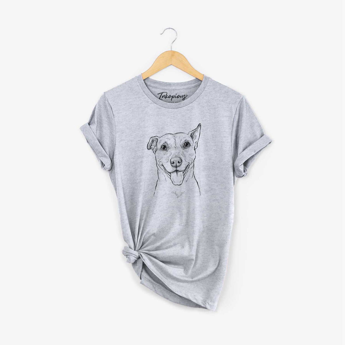 Bare Annie Belle the Pitbull Mix - Unisex Crewneck