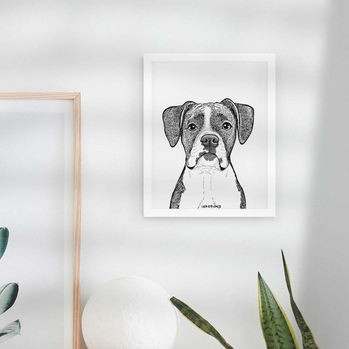 Annie the Boxer Art Print