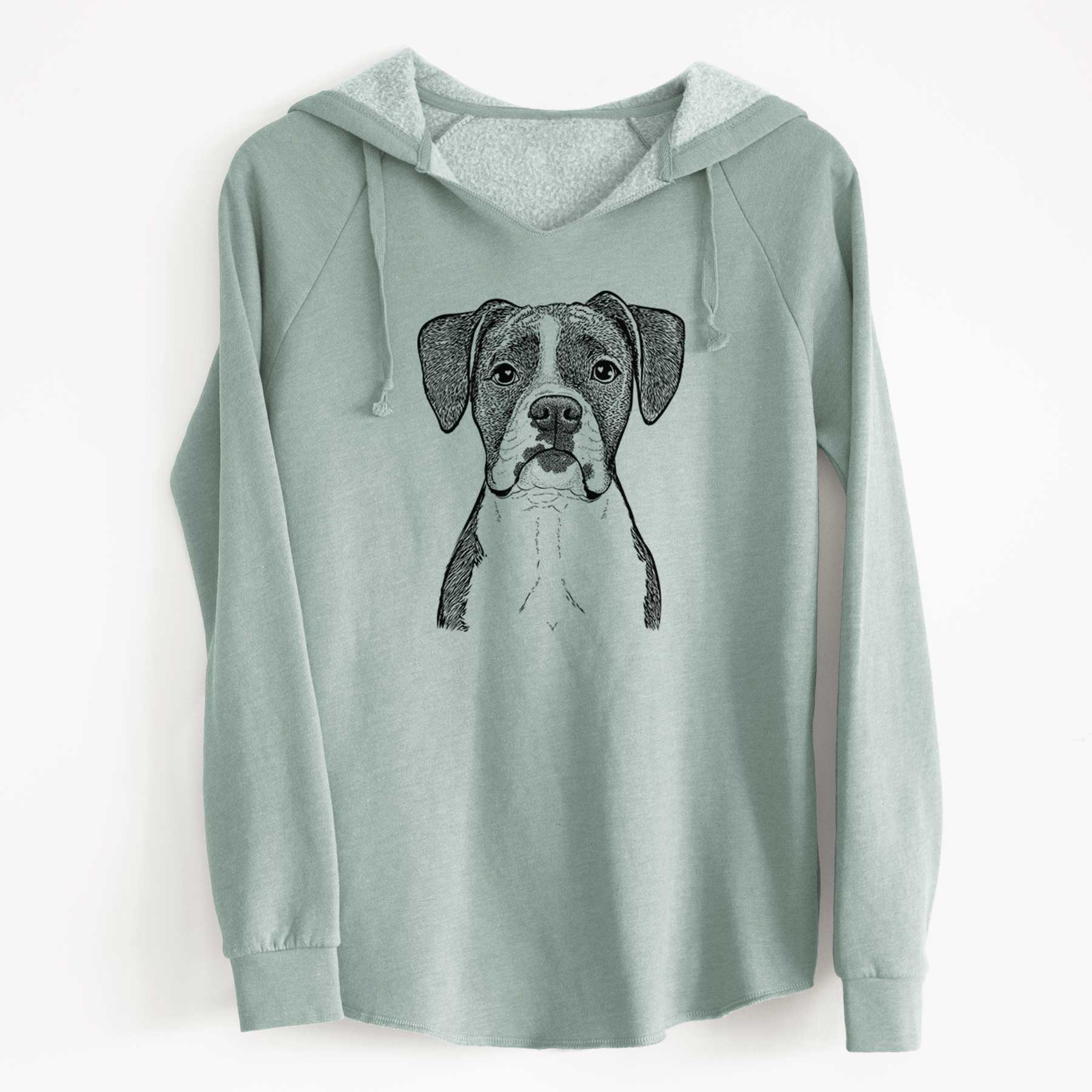 Bare Annie the Boxer - Cali Wave Hooded Sweatshirt