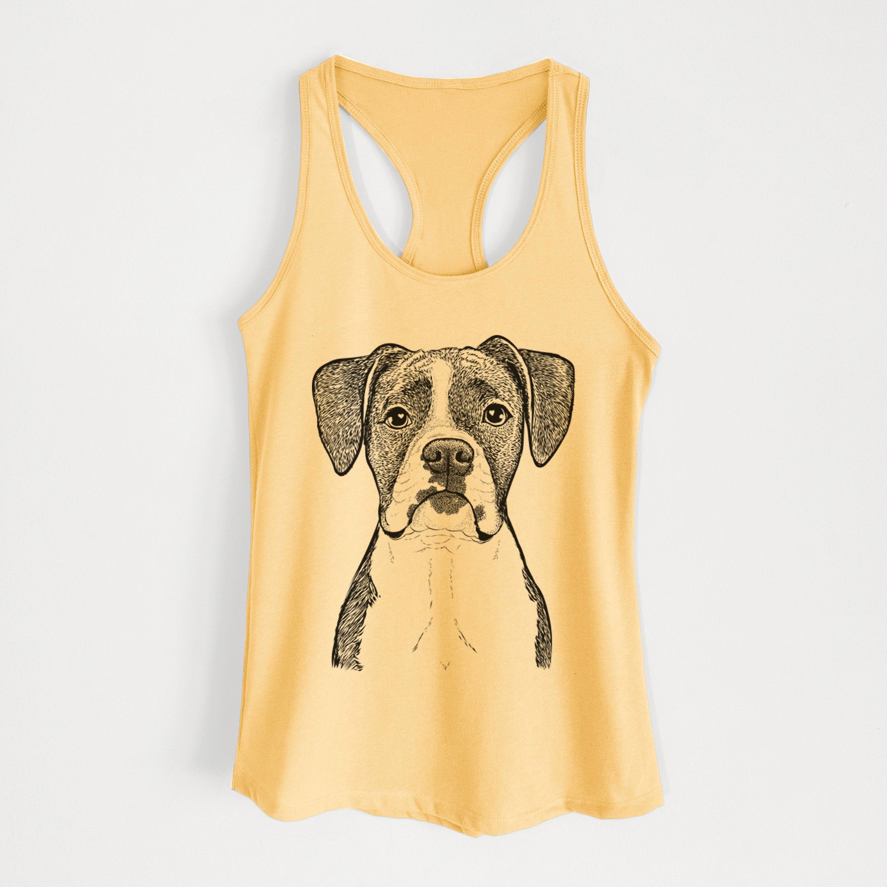 Annie the Boxer - Women's Racerback Tanktop