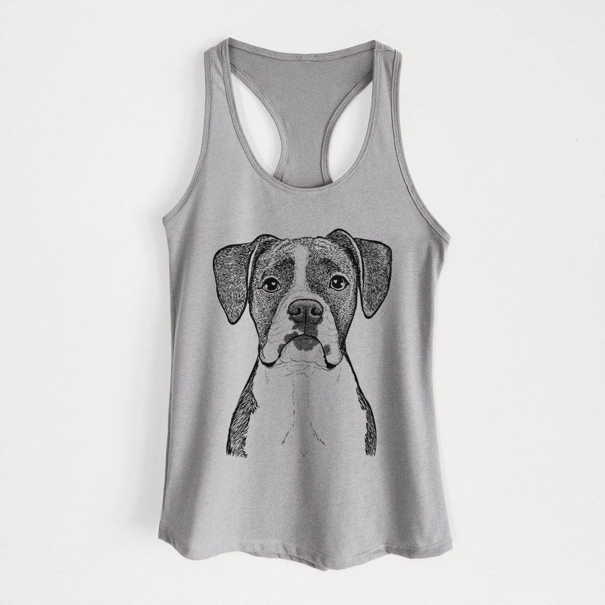 Annie the Boxer - Women&#39;s Racerback Tanktop