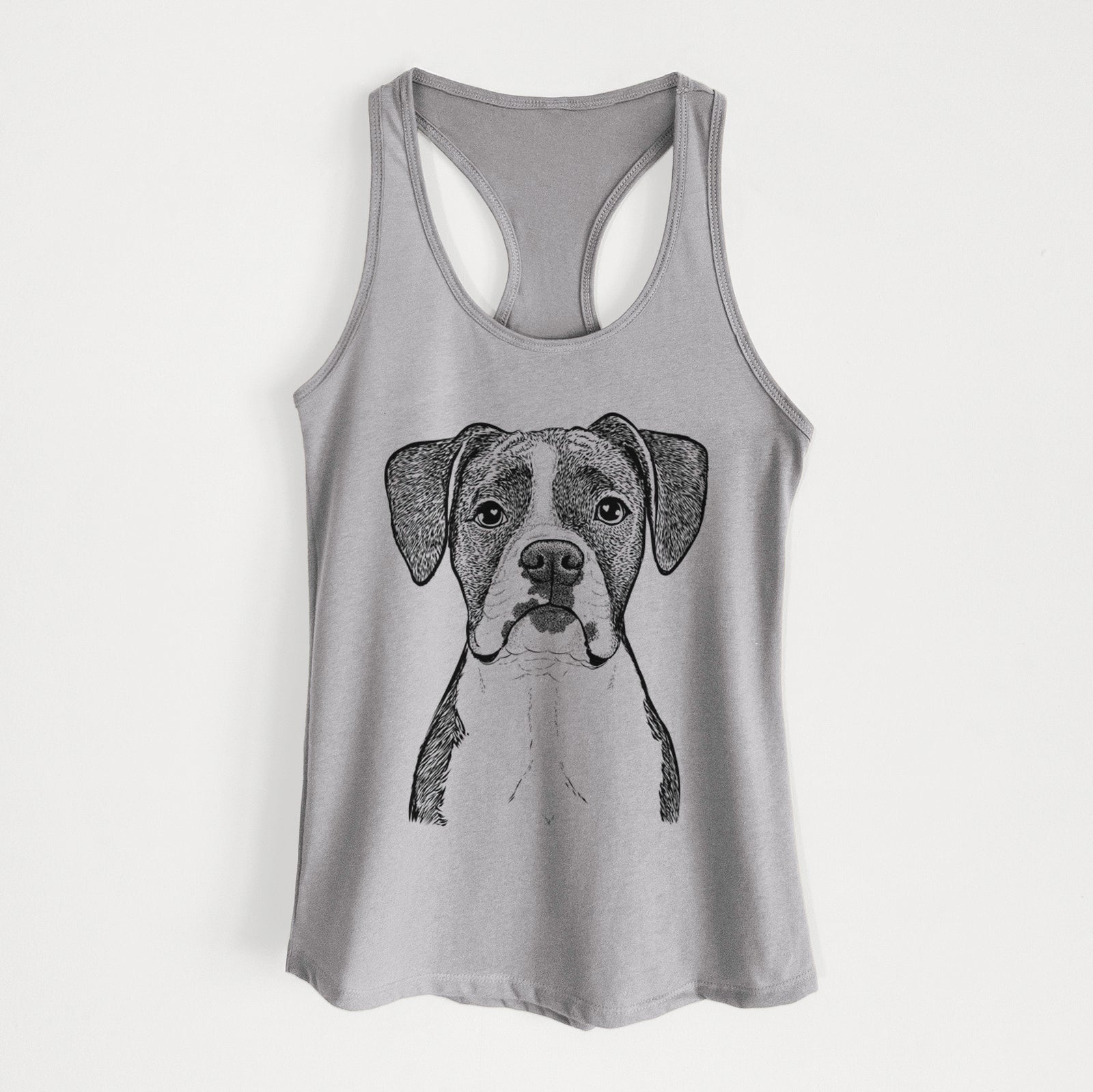 Annie the Boxer - Women's Racerback Tanktop