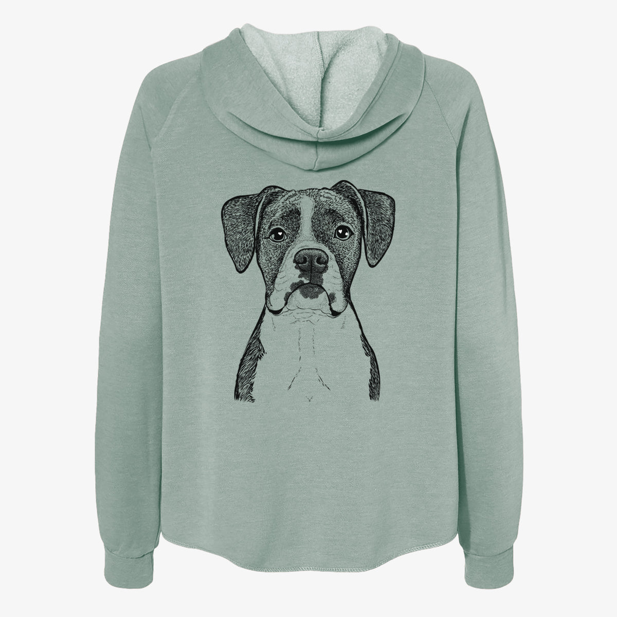 Annie the Boxer - Women's Cali Wave Zip-Up Sweatshirt