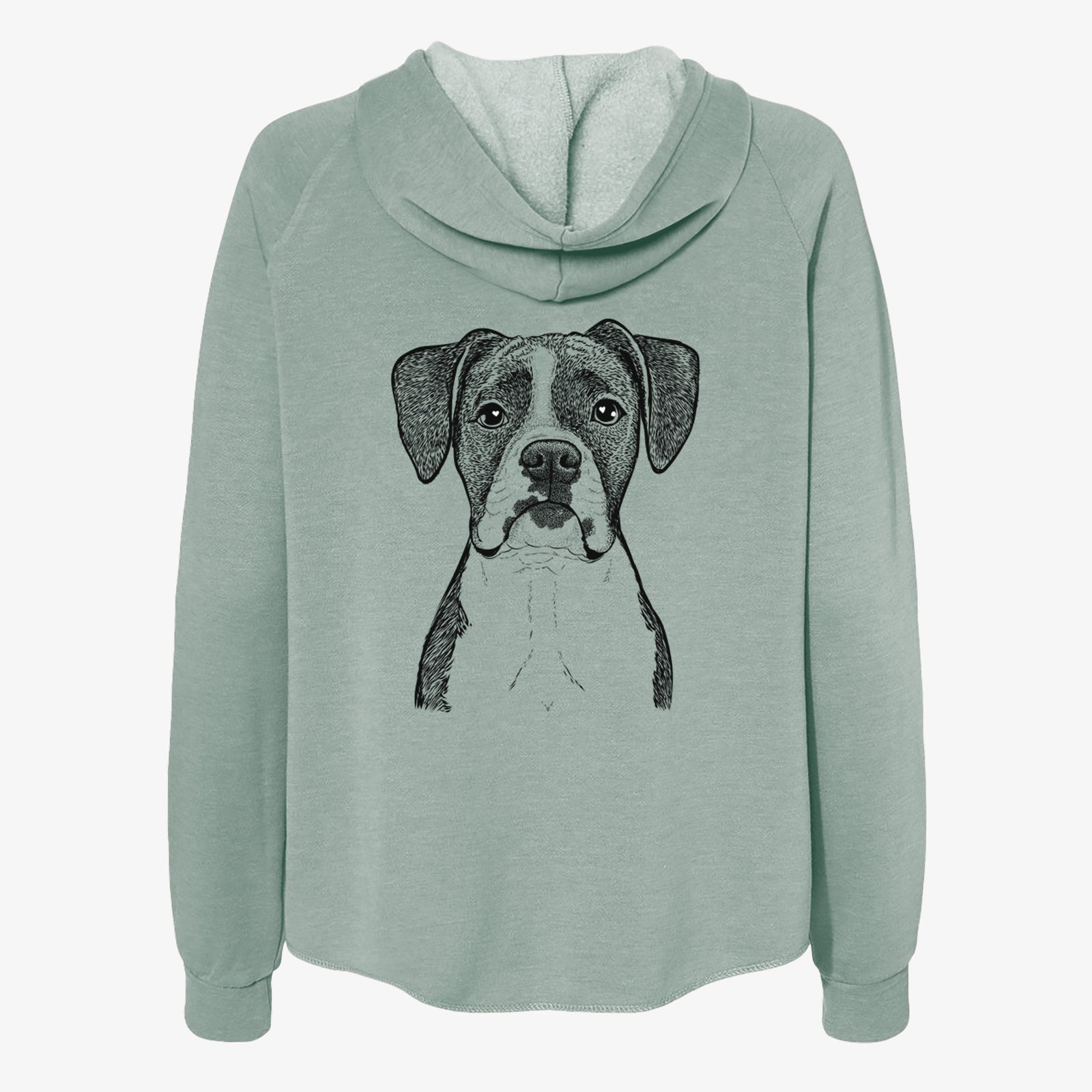Annie the Boxer - Women's Cali Wave Zip-Up Sweatshirt