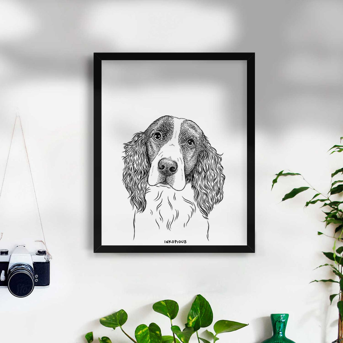 Annie the English Springer Spaniel Art Print