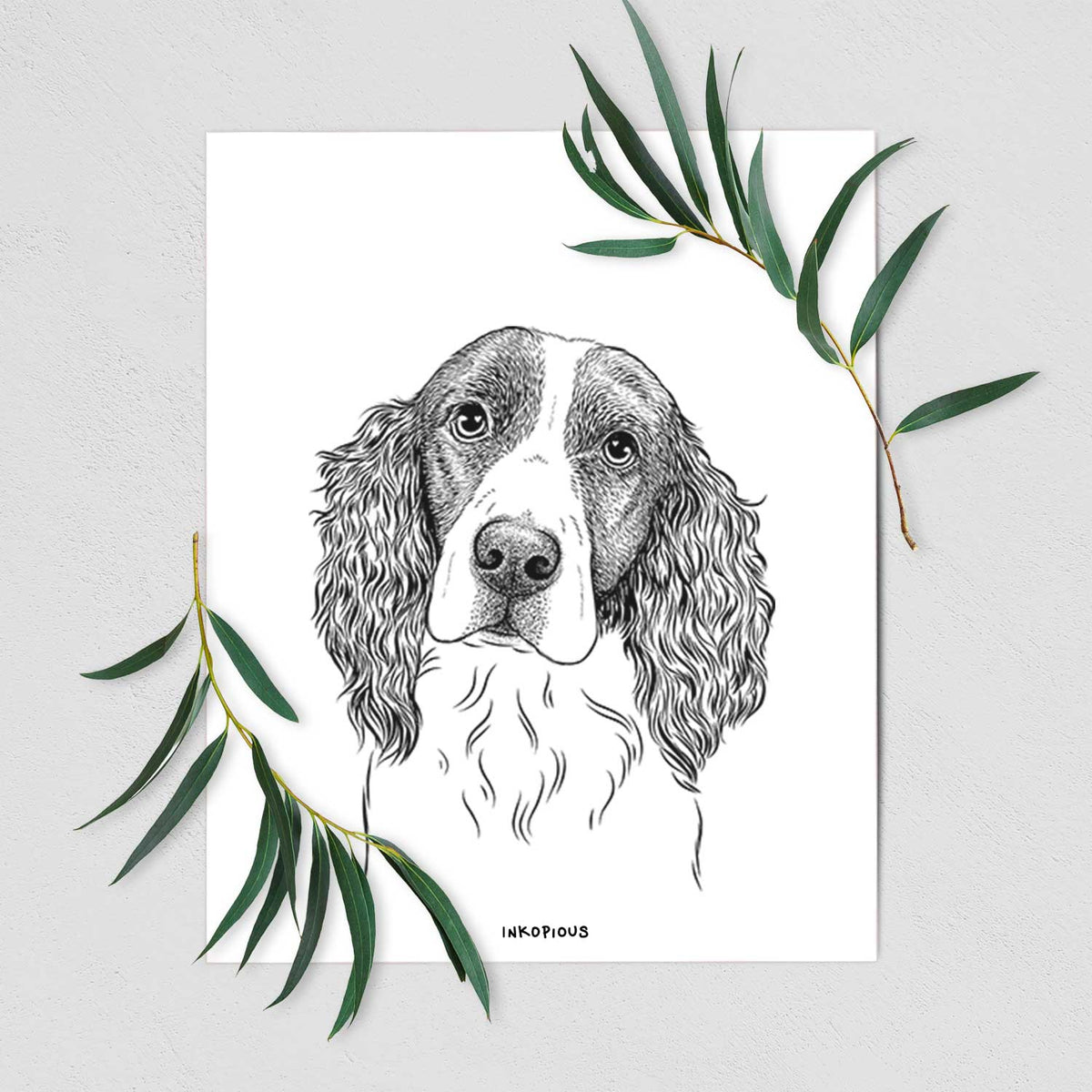 Annie the English Springer Spaniel Art Print