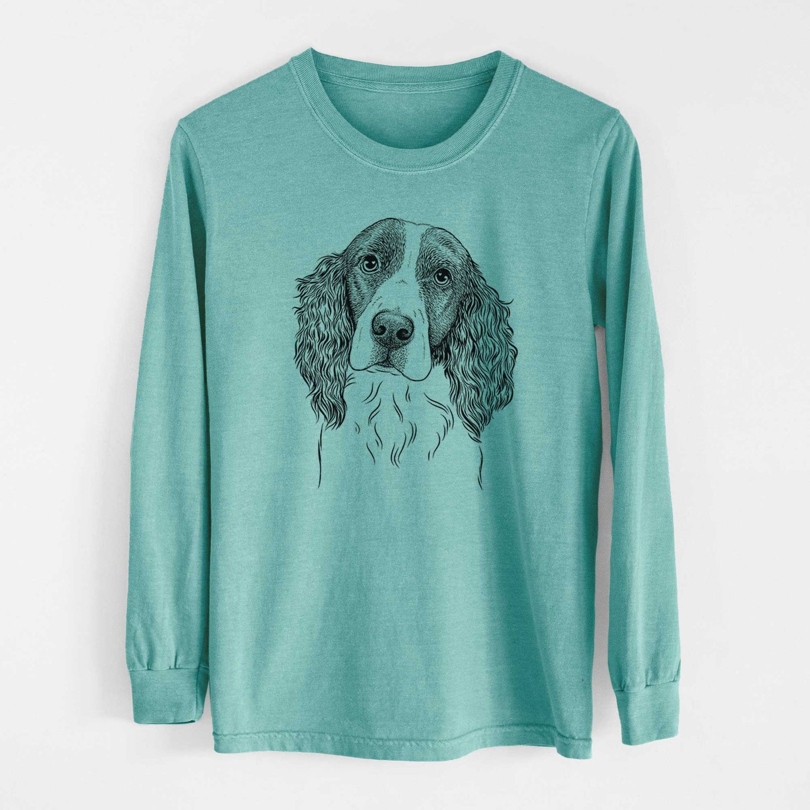 Bare Annie the English Springer Spaniel - Heavyweight 100% Cotton Long Sleeve