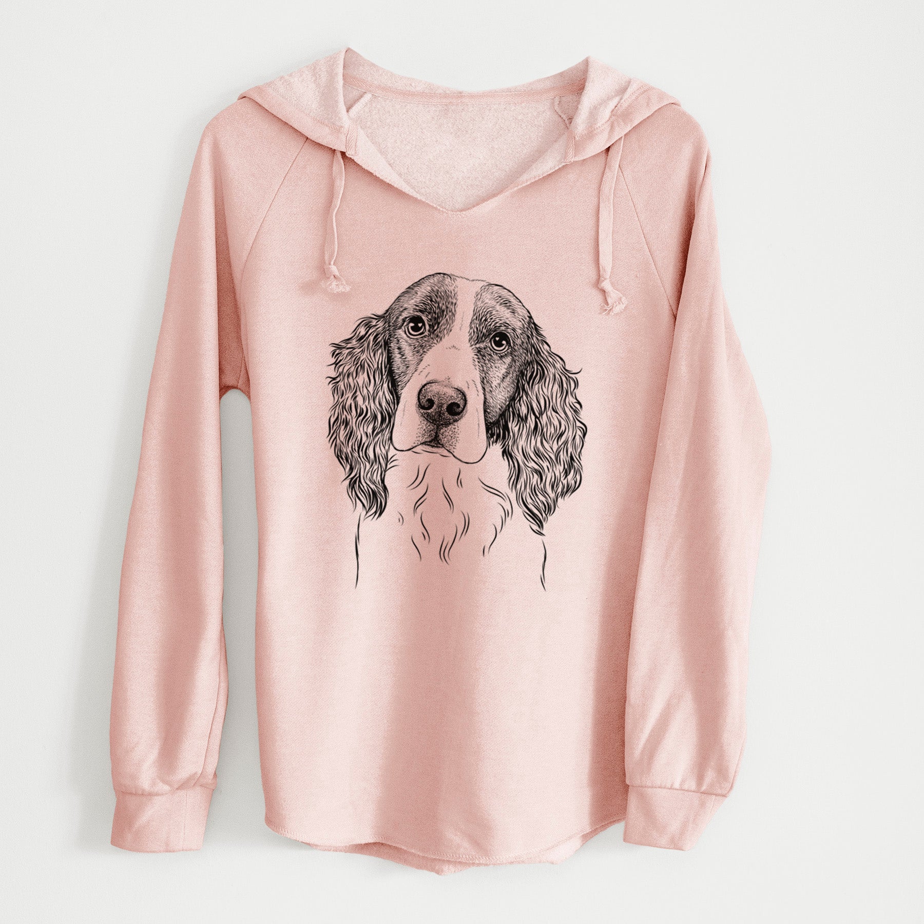 Bare Annie the English Springer Spaniel - Cali Wave Hooded Sweatshirt