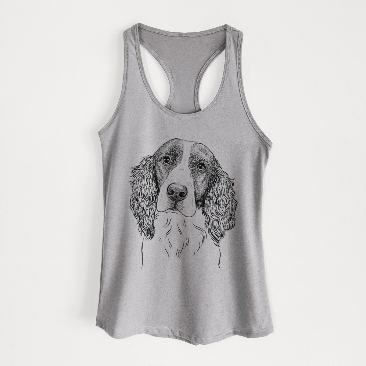 Annie the English Springer Spaniel - Women&#39;s Racerback Tanktop