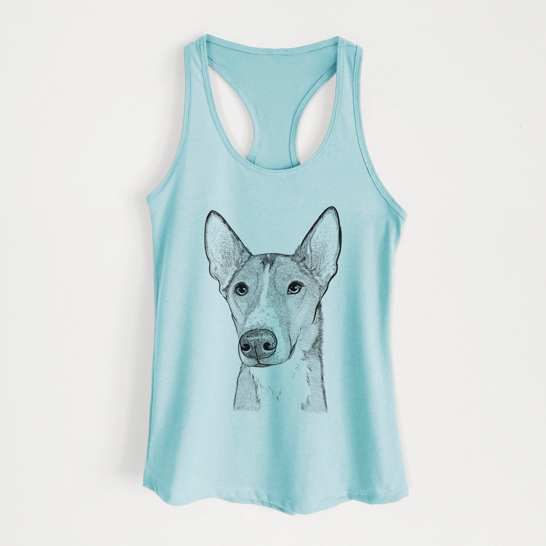 Anubis the Alaskan Husky - Women's Racerback Tanktop