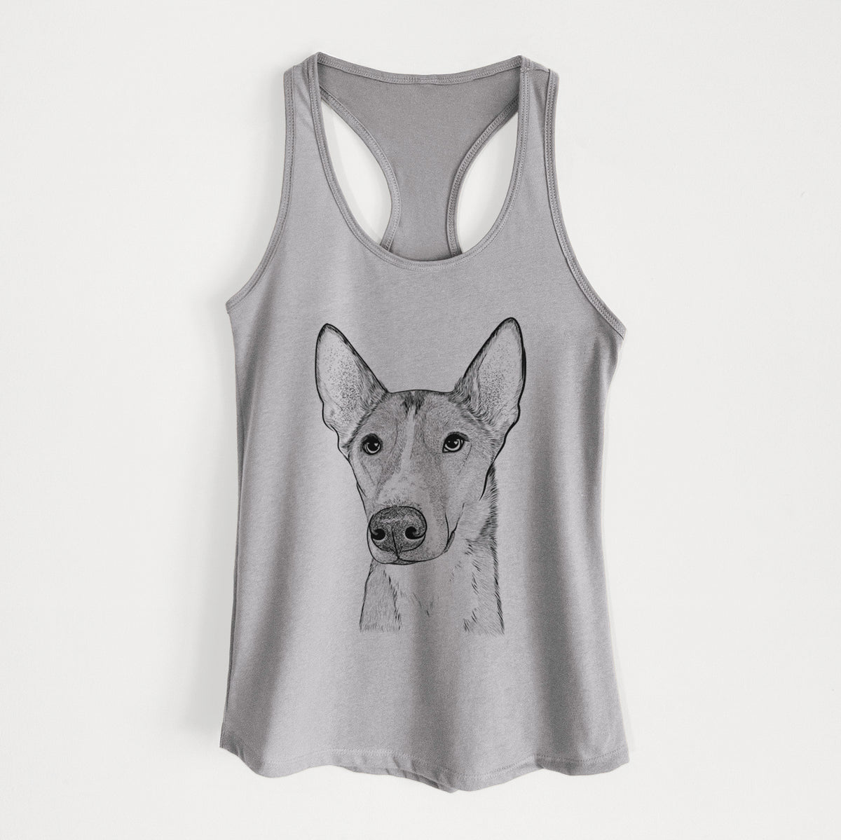 Anubis the Alaskan Husky - Women&#39;s Racerback Tanktop