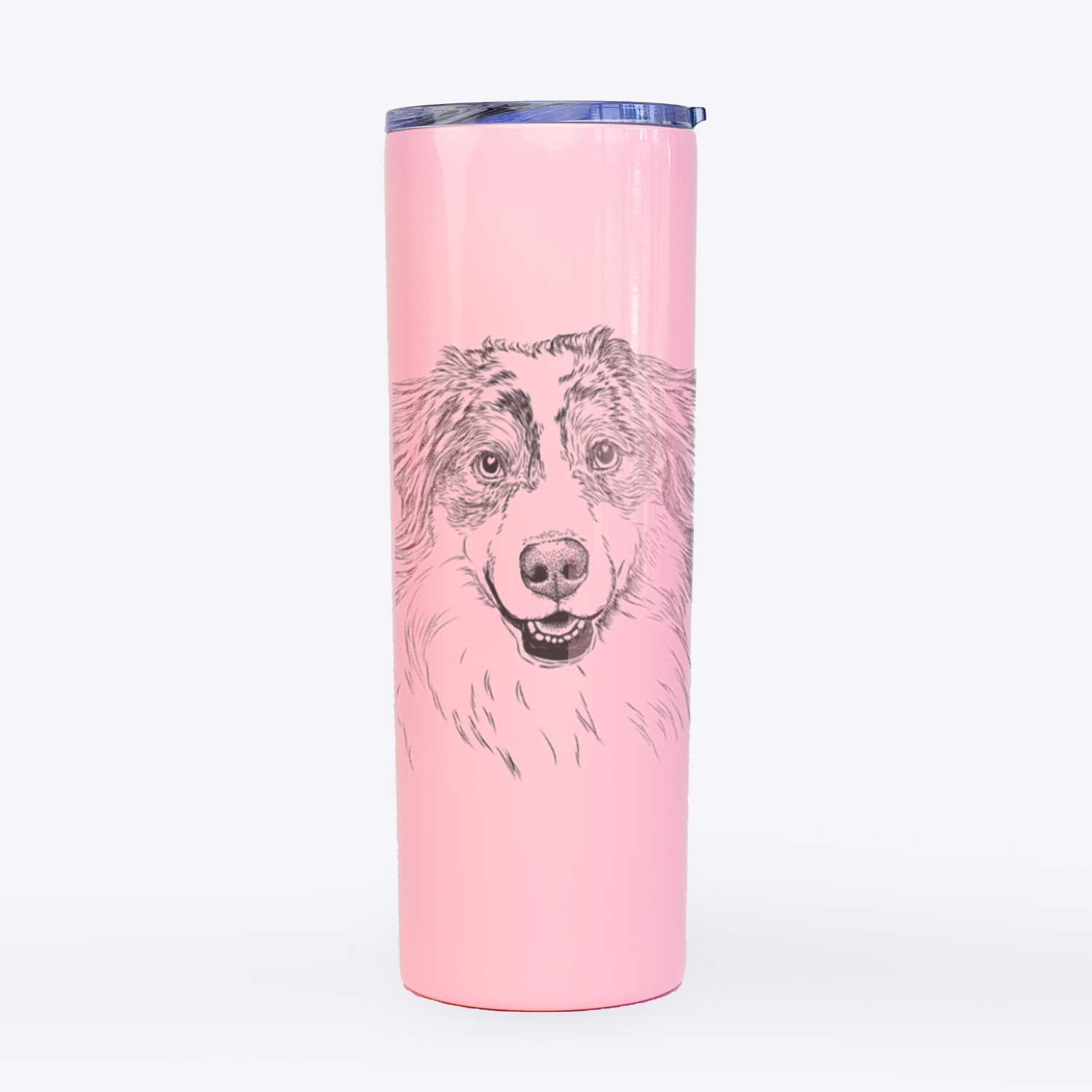 Aonghus the Australian Shepherd - 20oz Skinny Tumbler