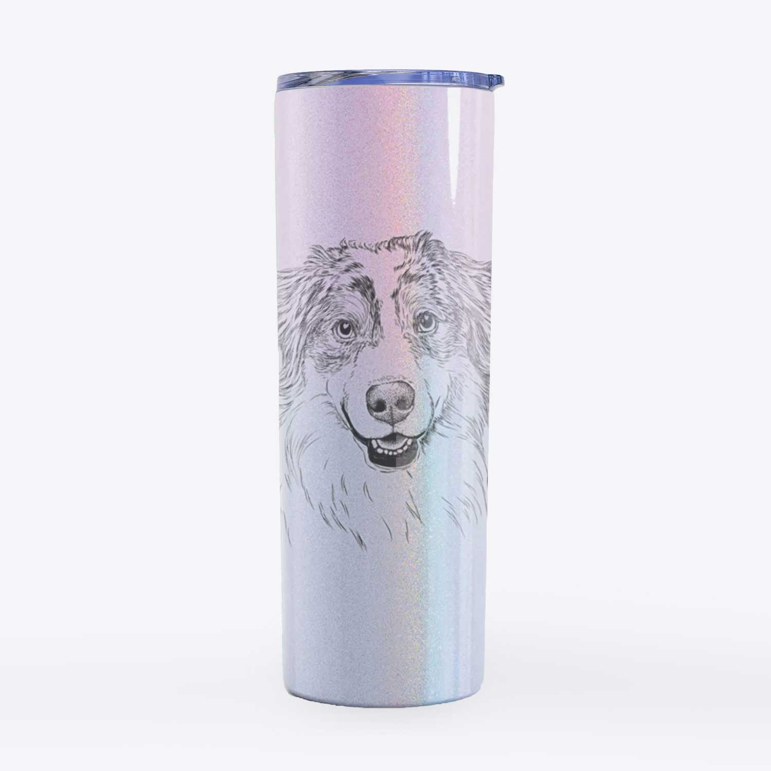 Aonghus the Australian Shepherd - 20oz Skinny Tumbler