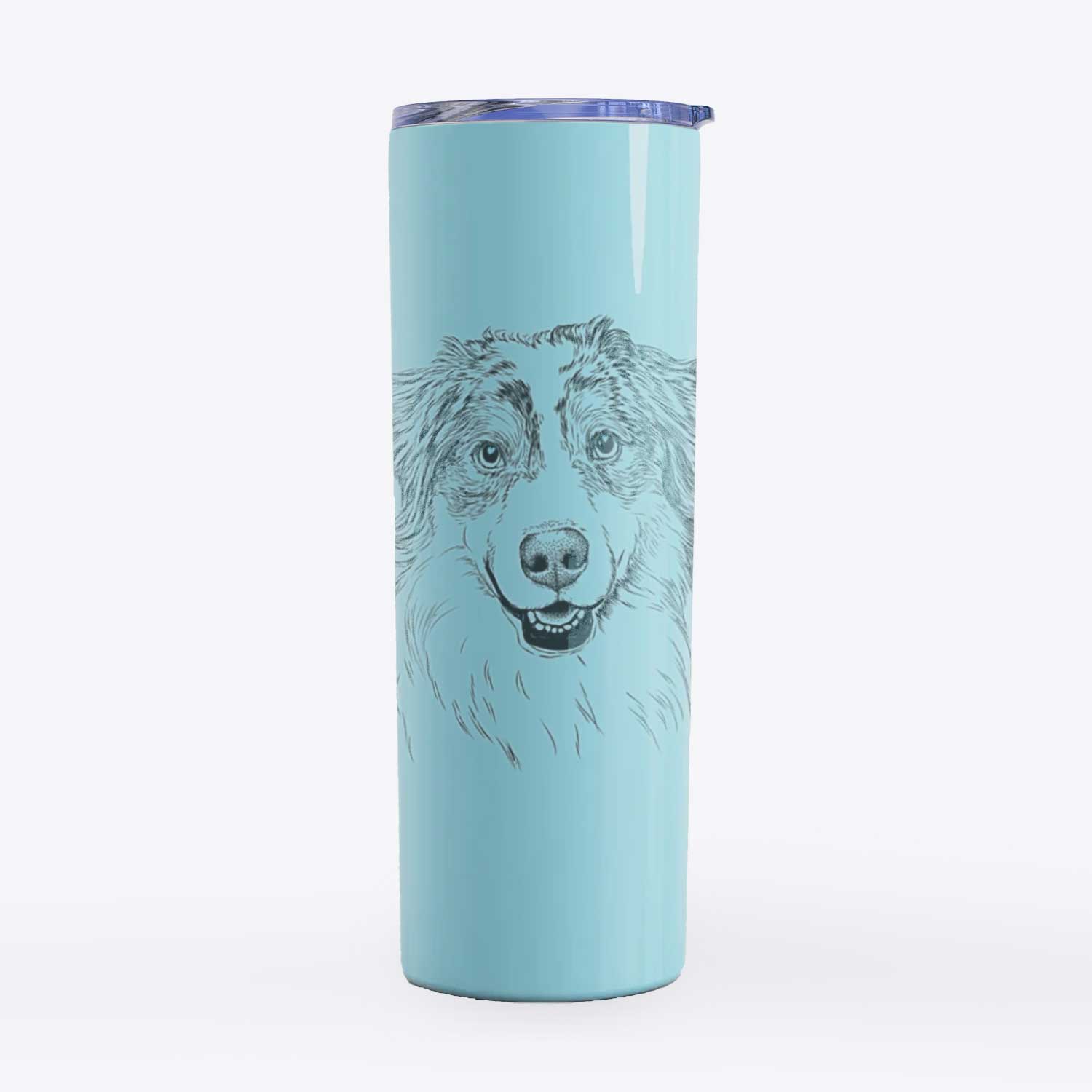 Aonghus the Australian Shepherd - 20oz Skinny Tumbler