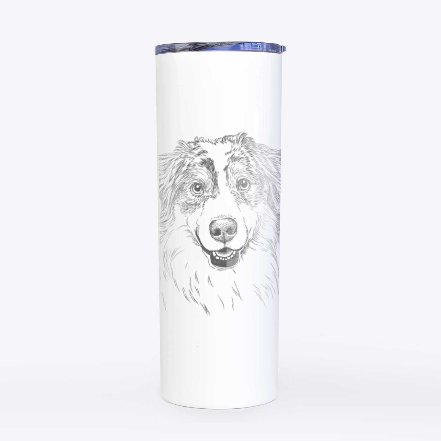 Aonghus the Australian Shepherd - 20oz Skinny Tumbler