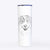 Aonghus the Australian Shepherd - 20oz Skinny Tumbler