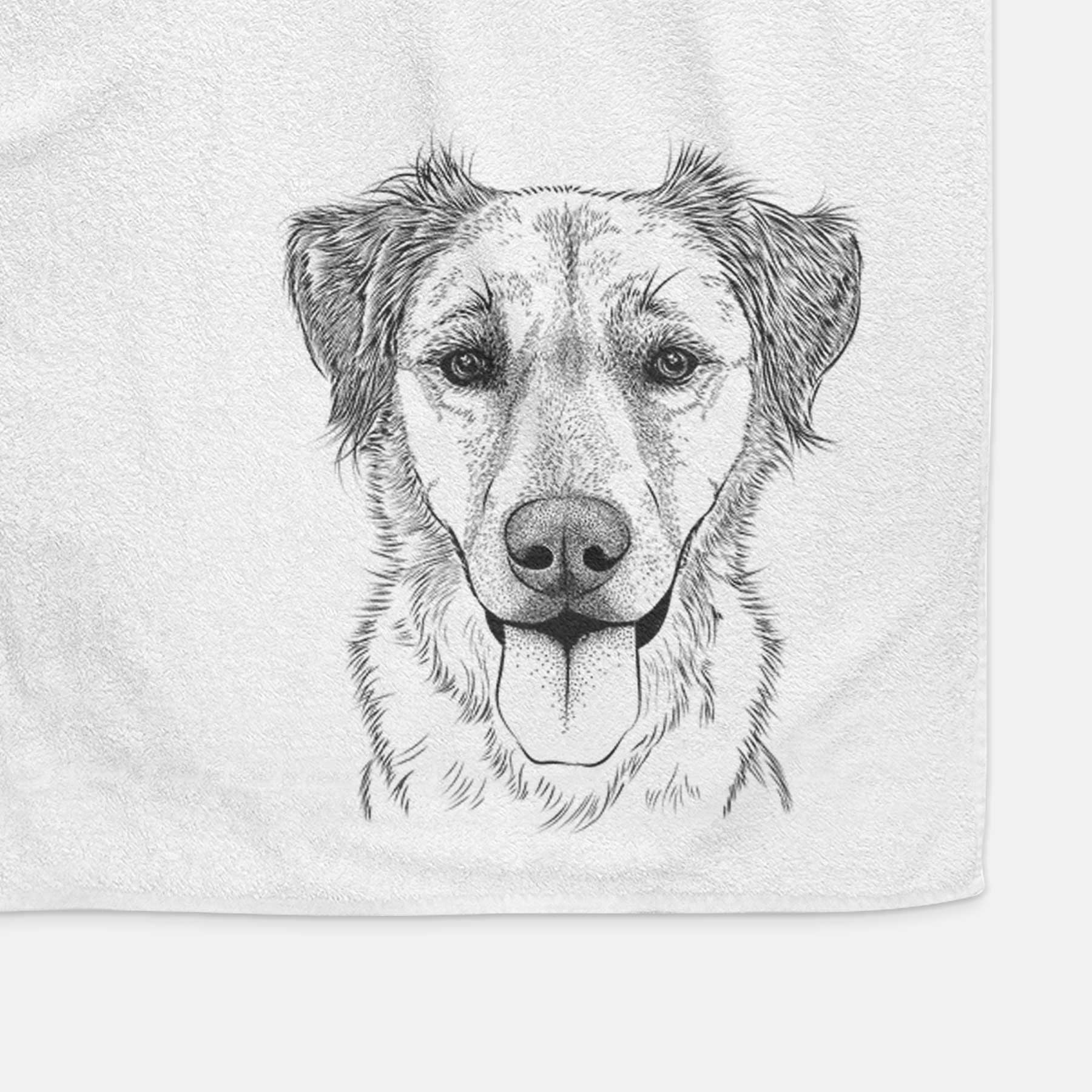 Apollo the Mixed Breed Decorative Hand Towel