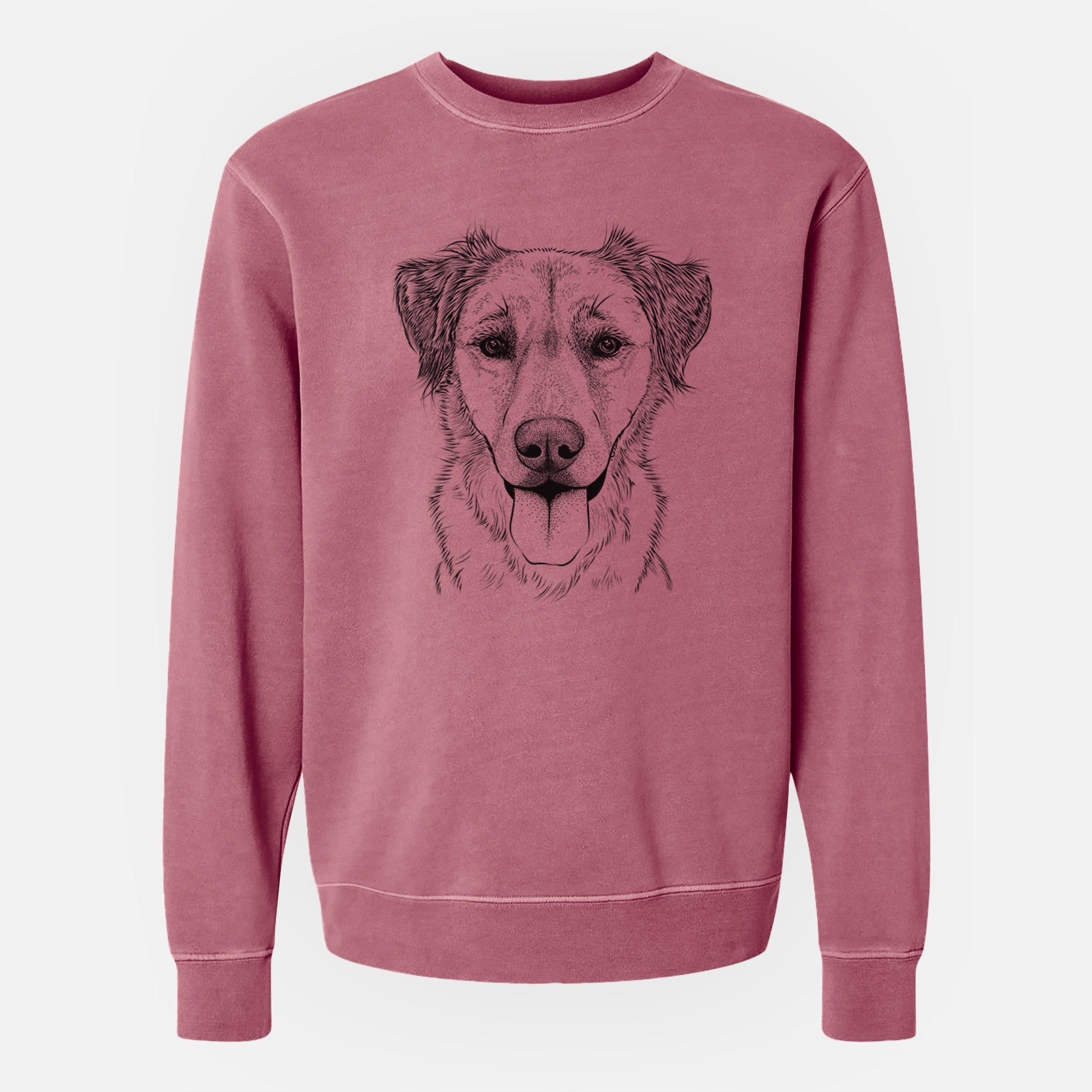 Bare Apollo the Mixed Breed - Unisex Pigment Dyed Crew Sweatshirt