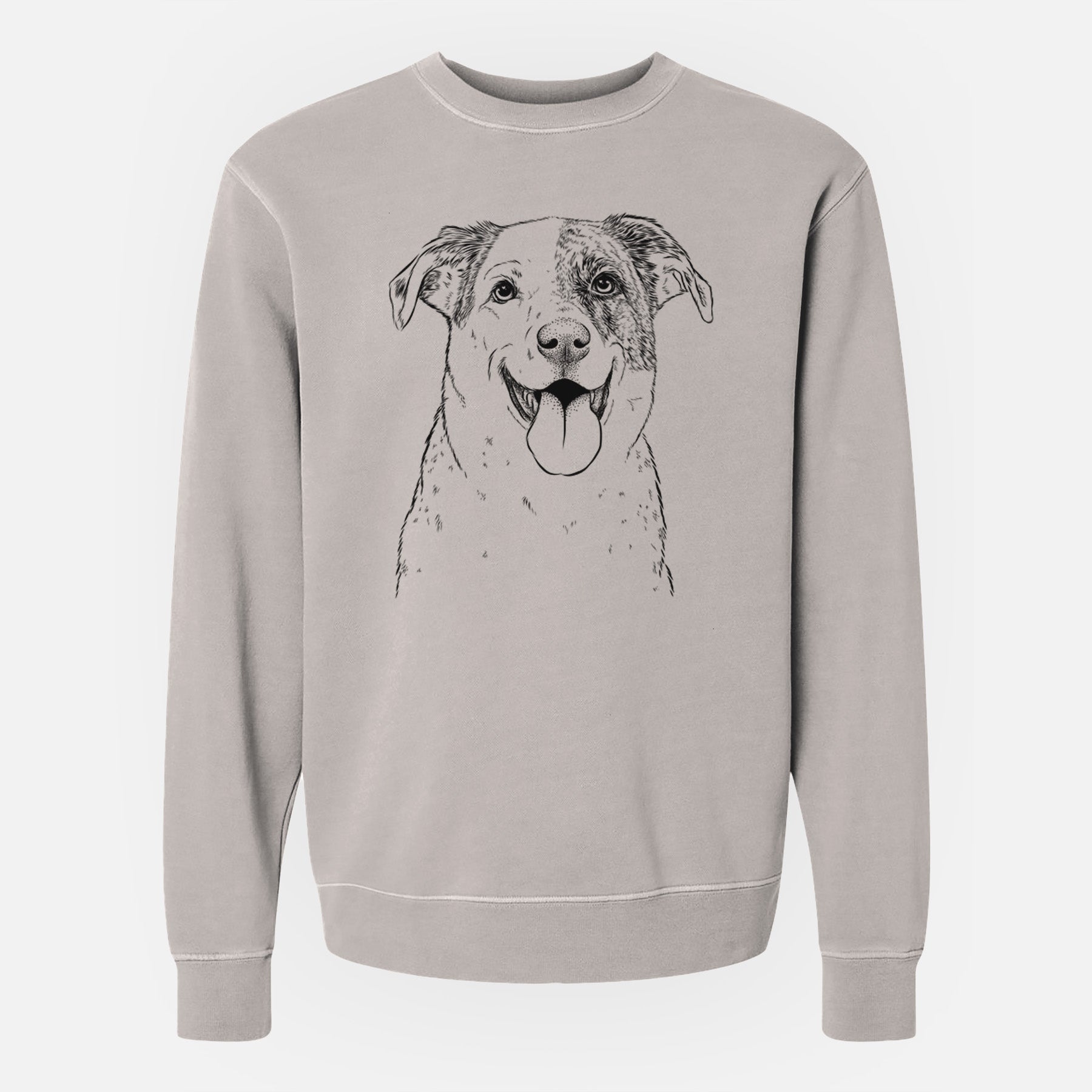 Bare Archer the Shepherd Mix - Unisex Pigment Dyed Crew Sweatshirt