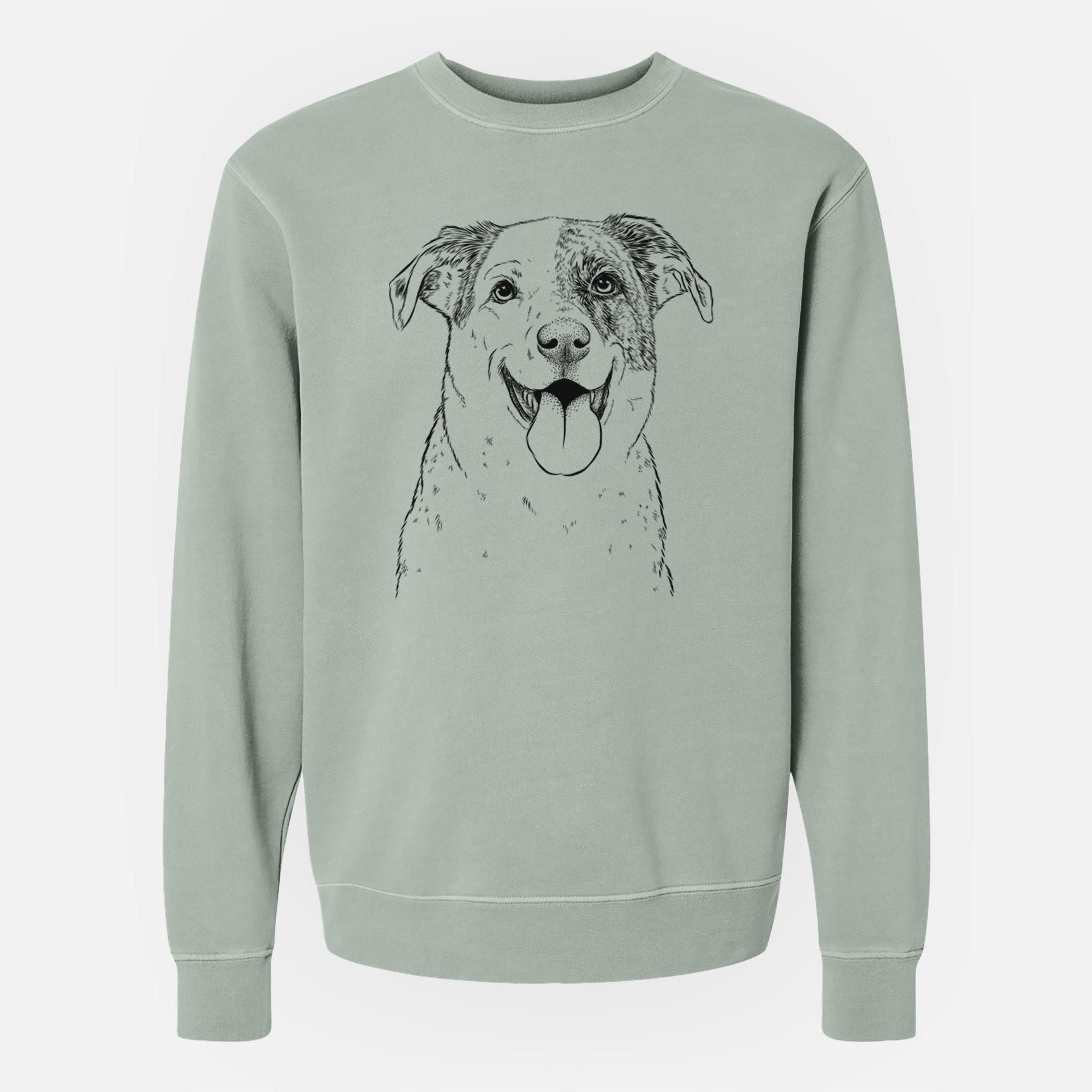 Bare Archer the Shepherd Mix - Unisex Pigment Dyed Crew Sweatshirt