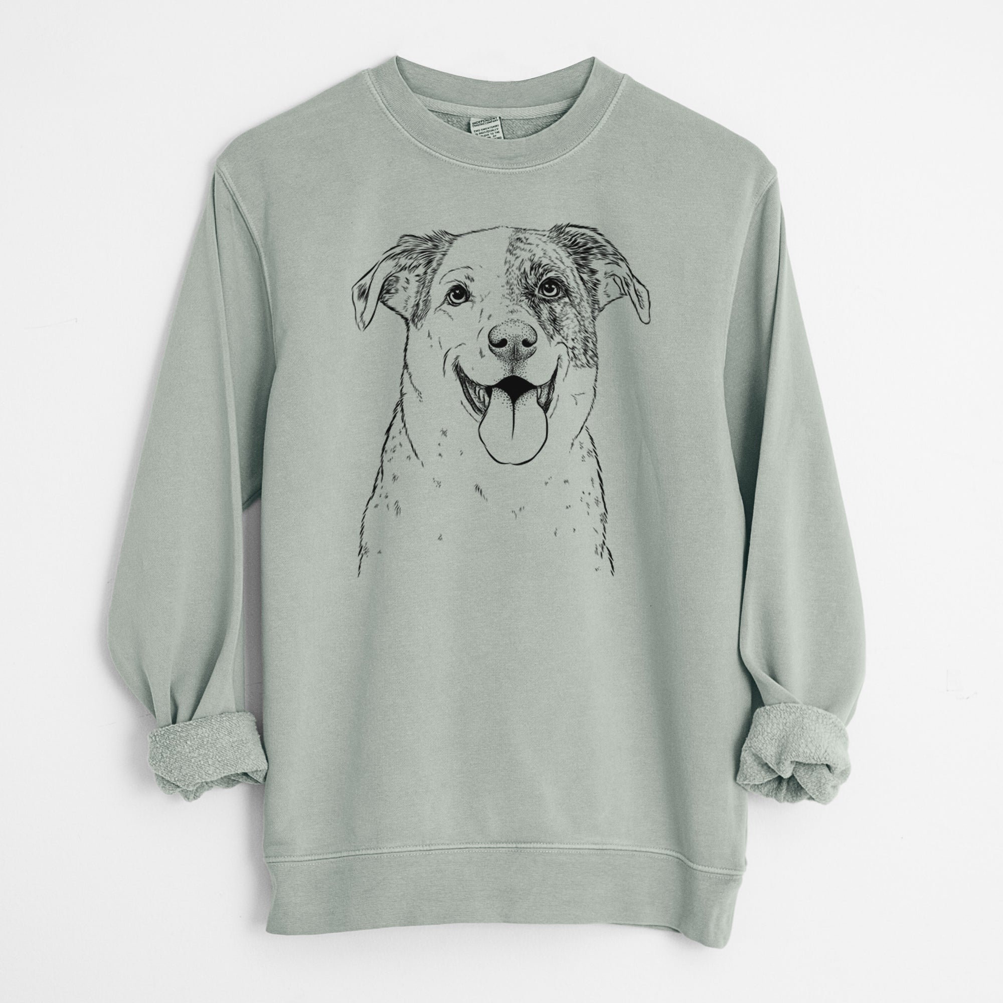 Bare Archer the Shepherd Mix - Unisex Pigment Dyed Crew Sweatshirt